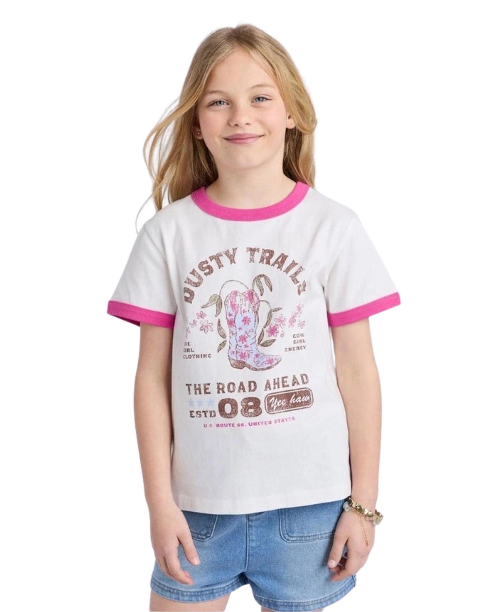 Eve's Girl Cowgril Ringer Tee