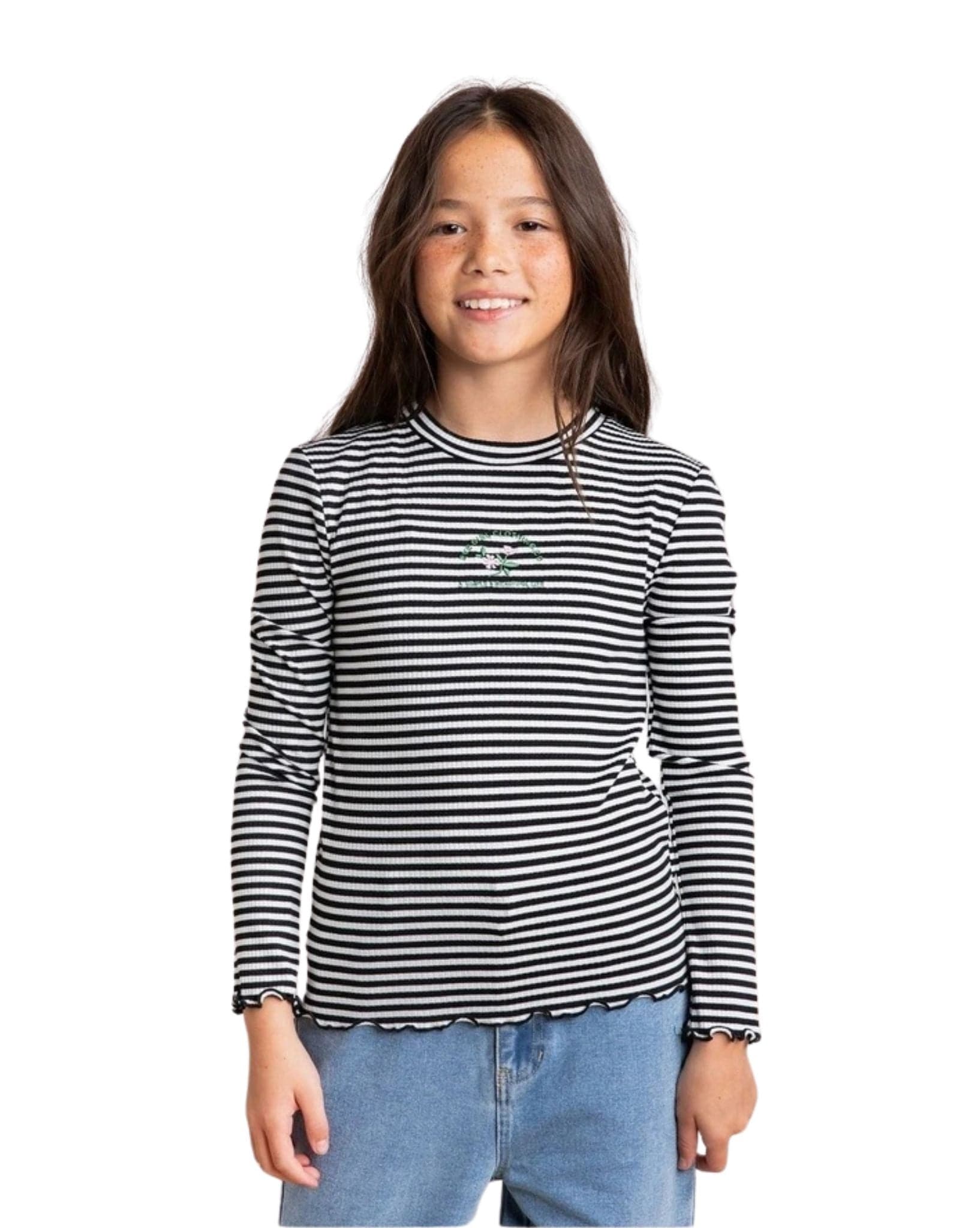 Eve's Girl Girls Tully L/S Rib Tee