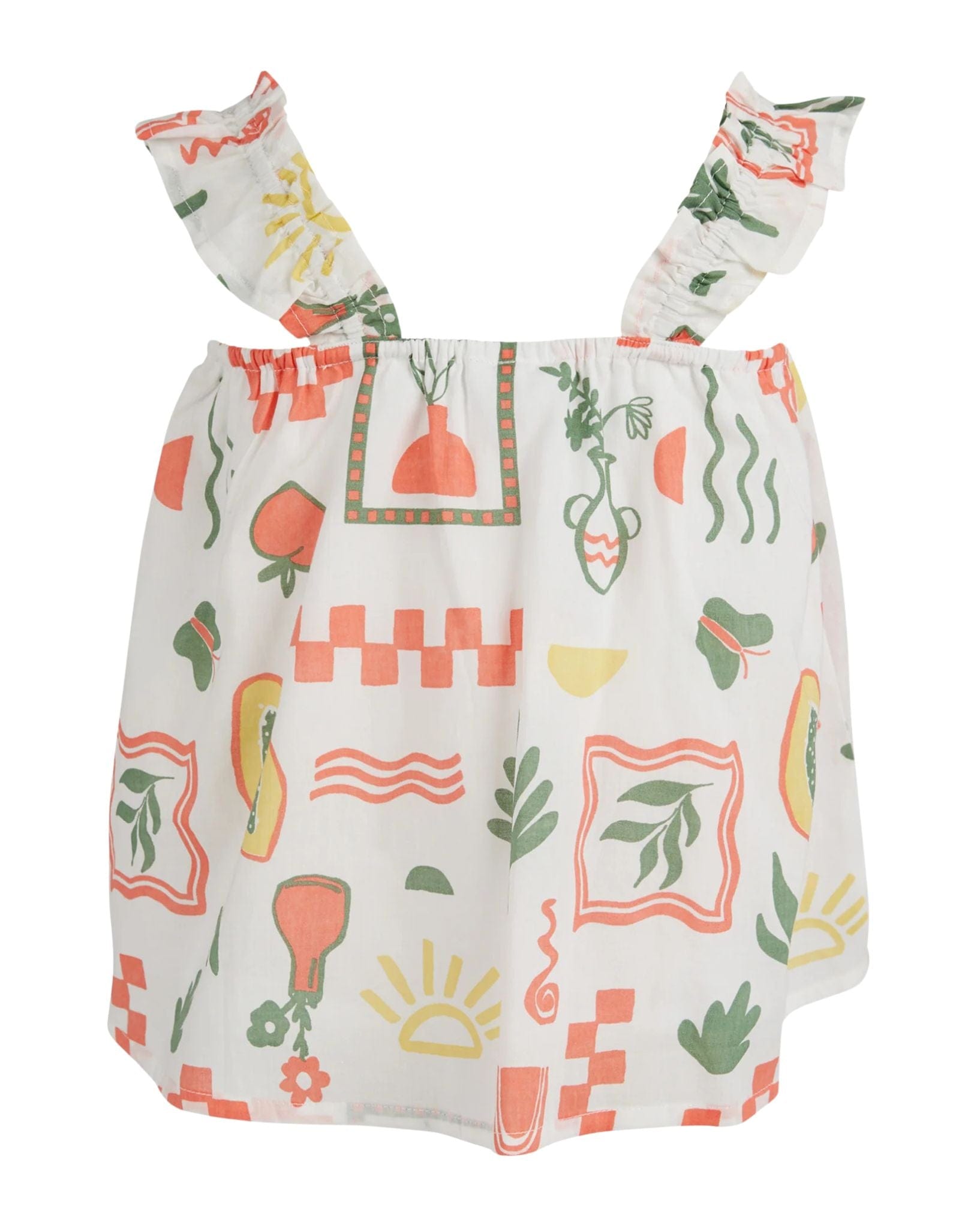 Eve's Girl Kid's Isla Print Frill Top