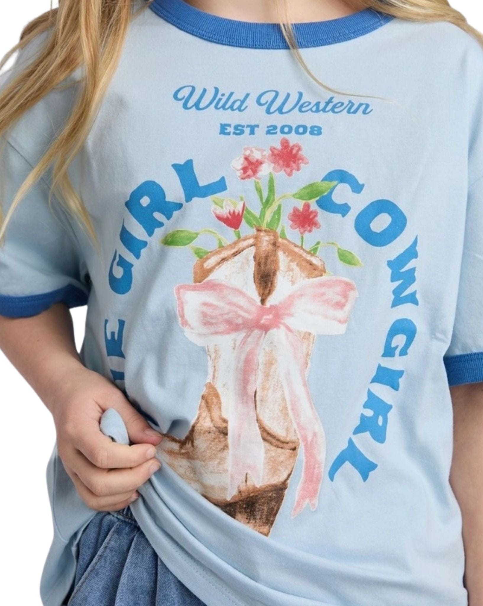 Eve's Girl Rodeo Ringer Tee