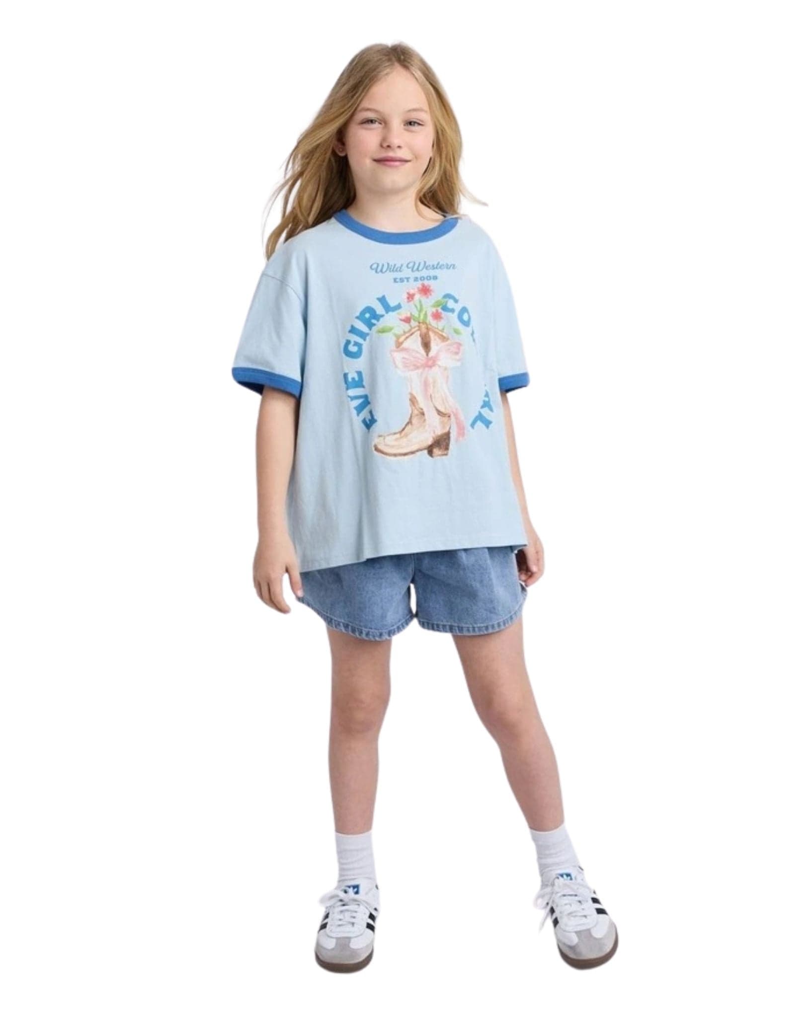 Eve's Girl Rodeo Ringer Tee