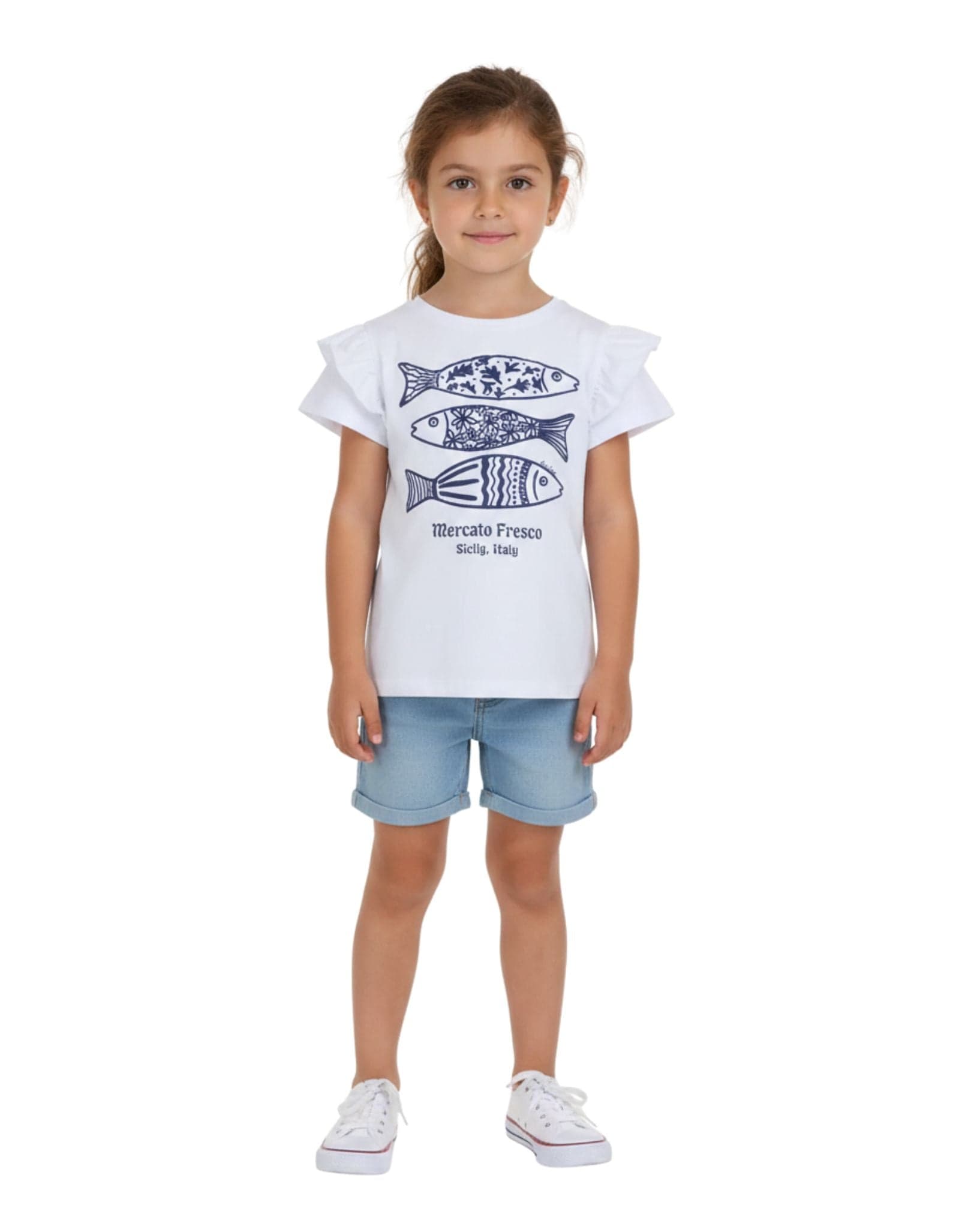 Eve's Girl Sardines Frill Tee