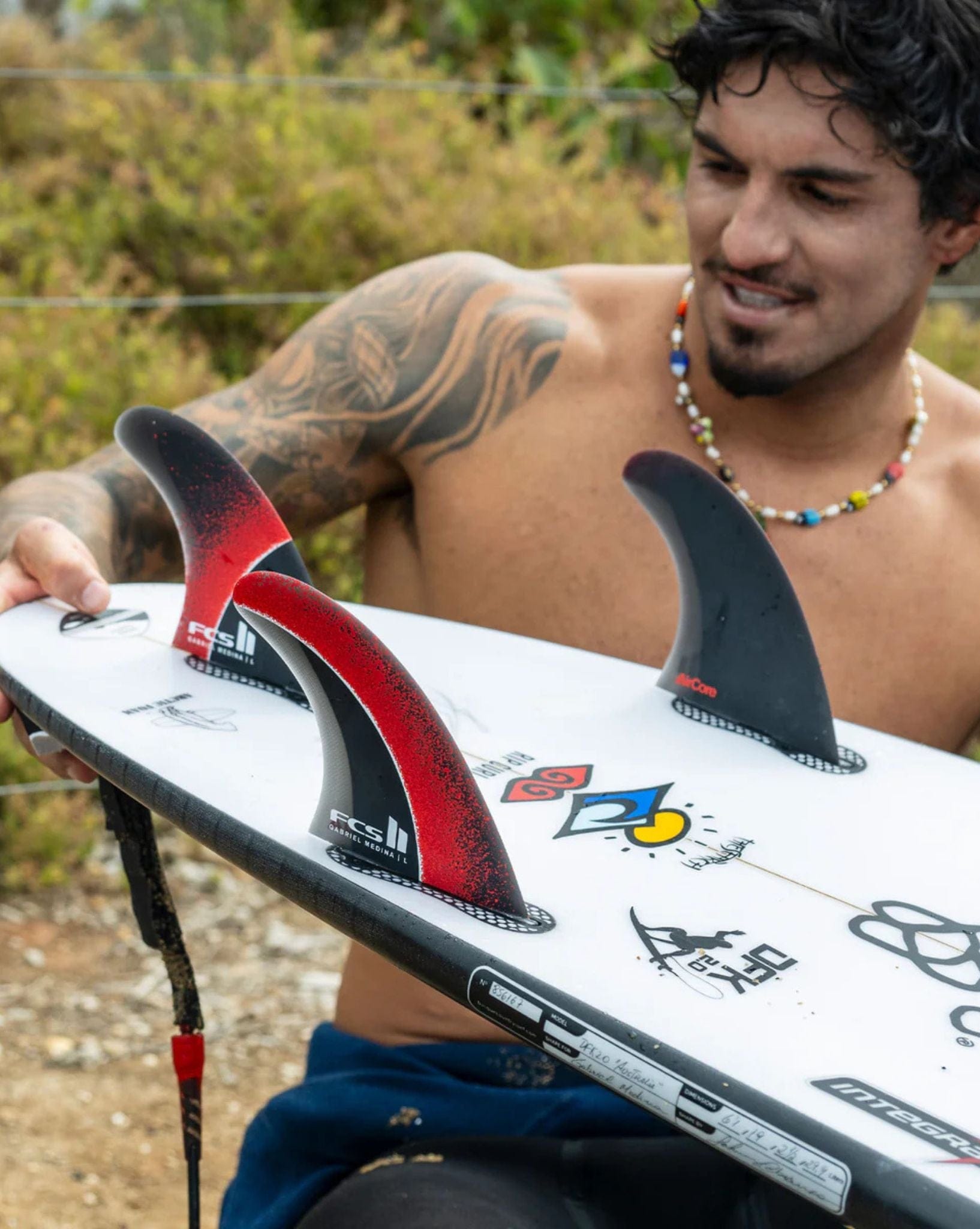 FCS FCS II Gabriel Medina PC Aircore Tri Retail Fins