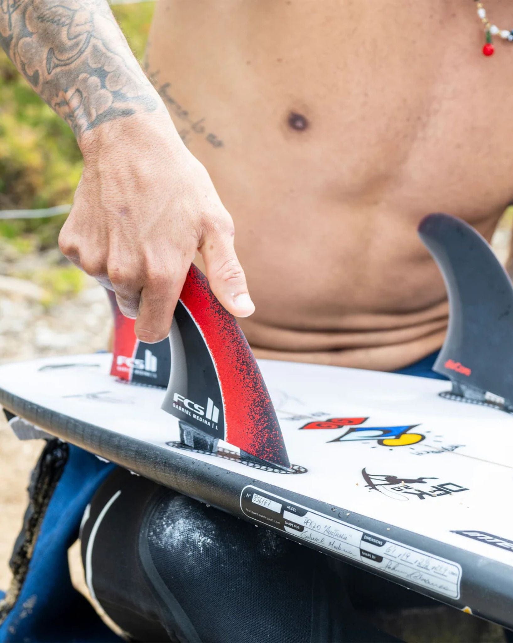 FCS FCS II Gabriel Medina PC Aircore Tri Retail Fins