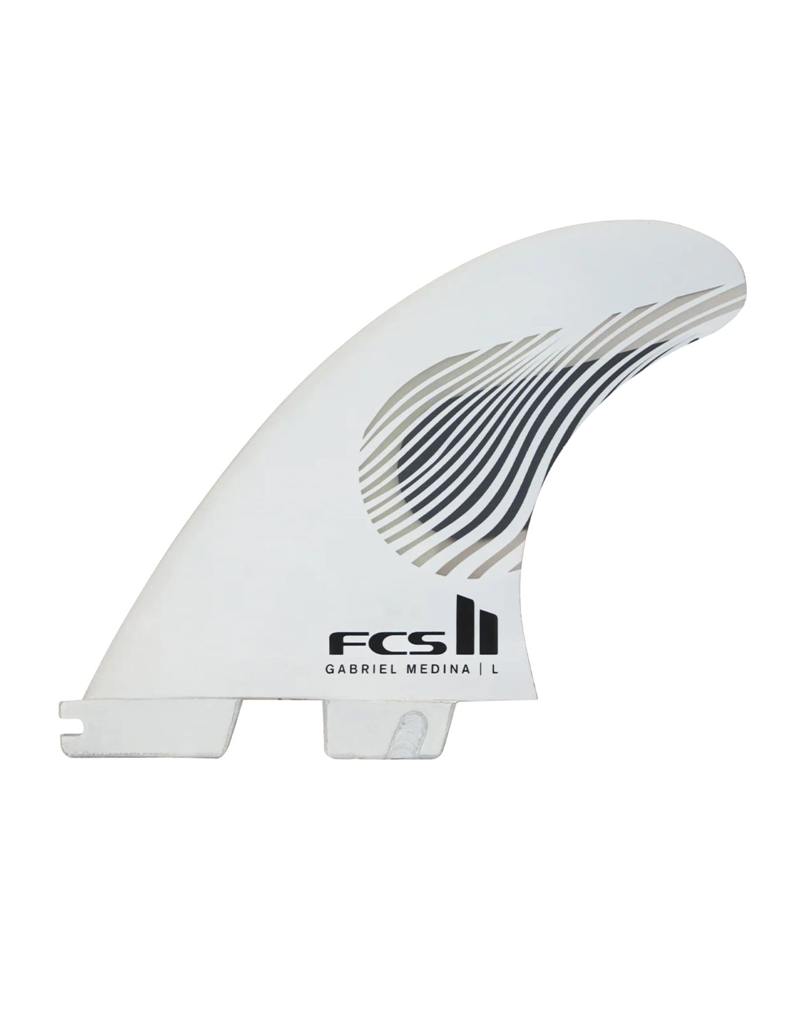FCS FCS II Gabriel Medina PC Tri Fins Black/White