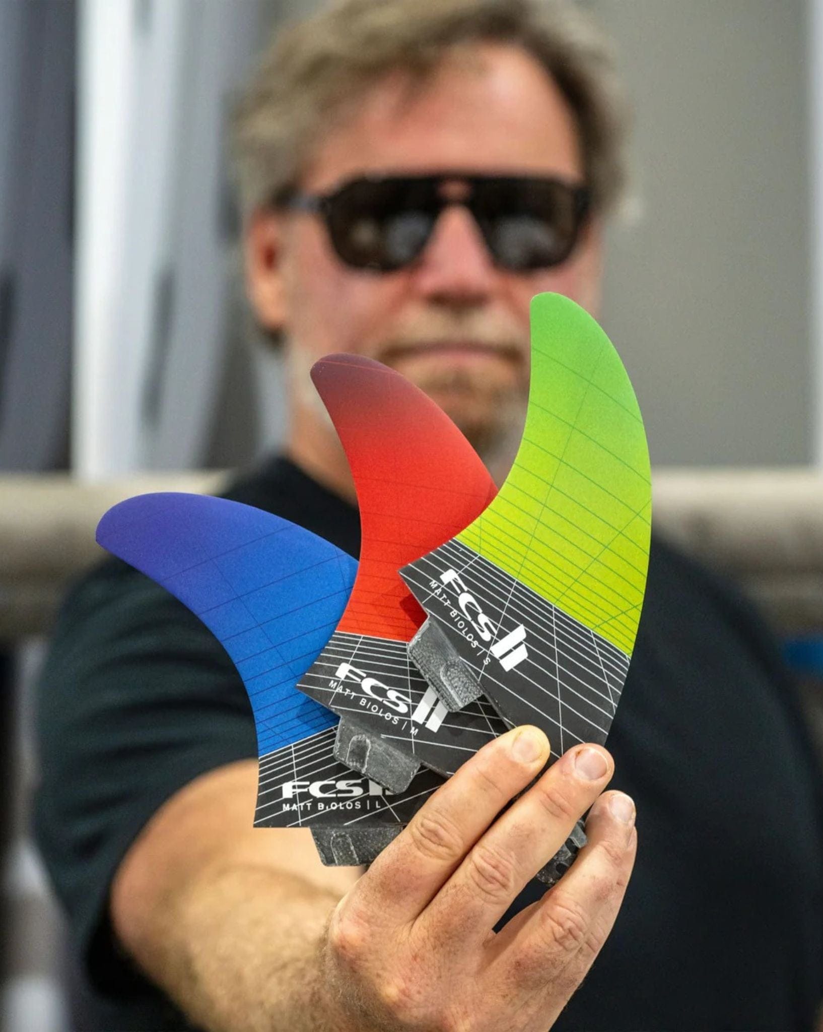 FCS FCS II MB PC Carbon Quad Rear Fins