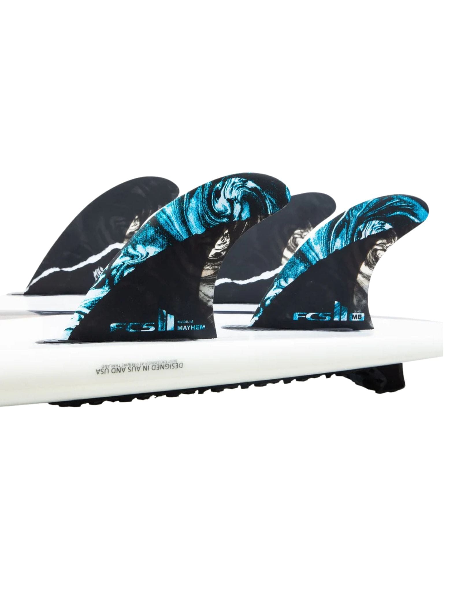 FCS FCS II MB PC Carbon Tri-Quad Fins