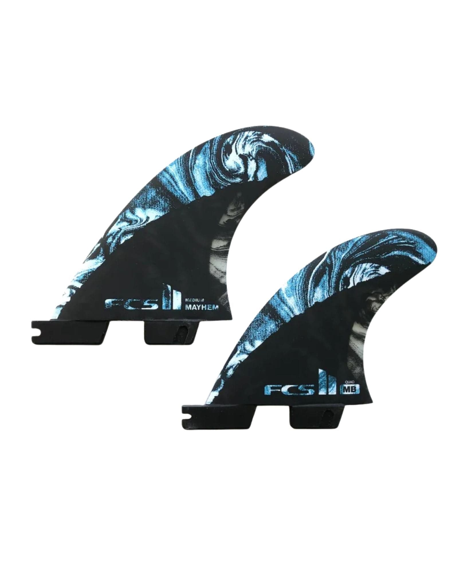 FCS FCS II MB PC Carbon Tri-Quad Fins