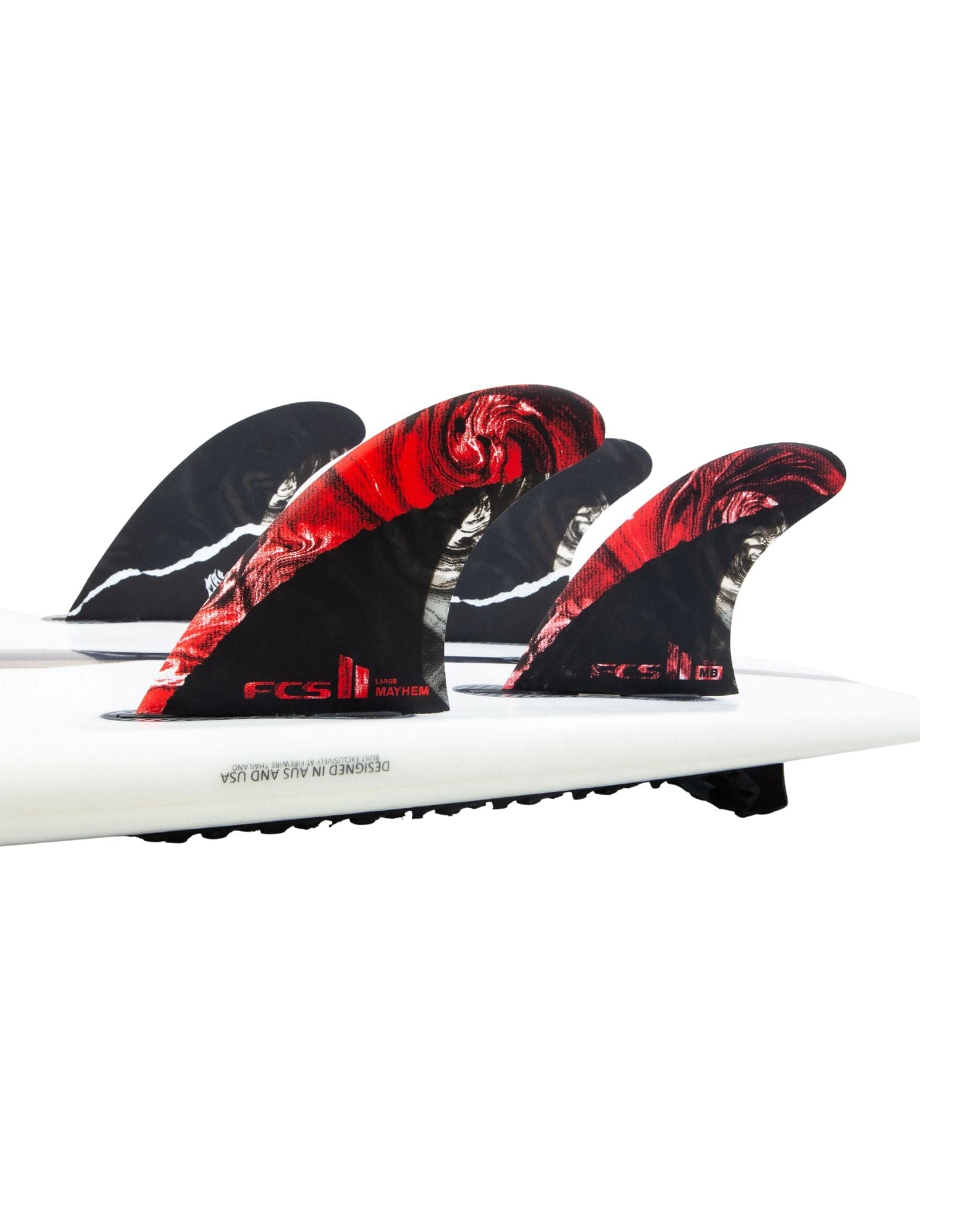 FCS FCS II MB PC Carbon Tri-Quad Fins