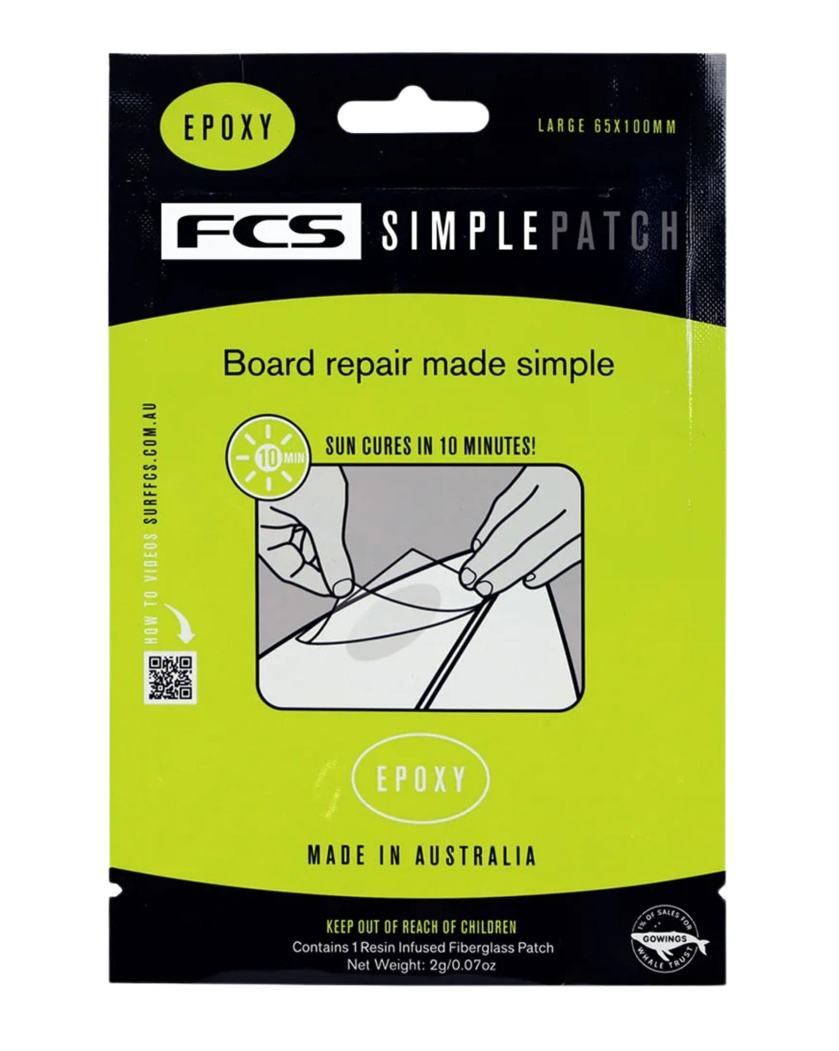 FCS FCS Simple Patch Repair Patch Regular - Epoxy