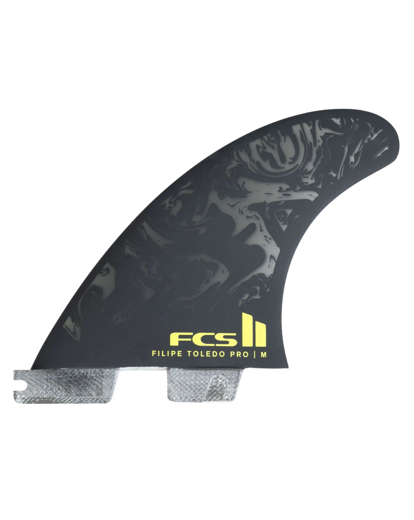 FCS Filipe Toledo PG Fins Black Acid