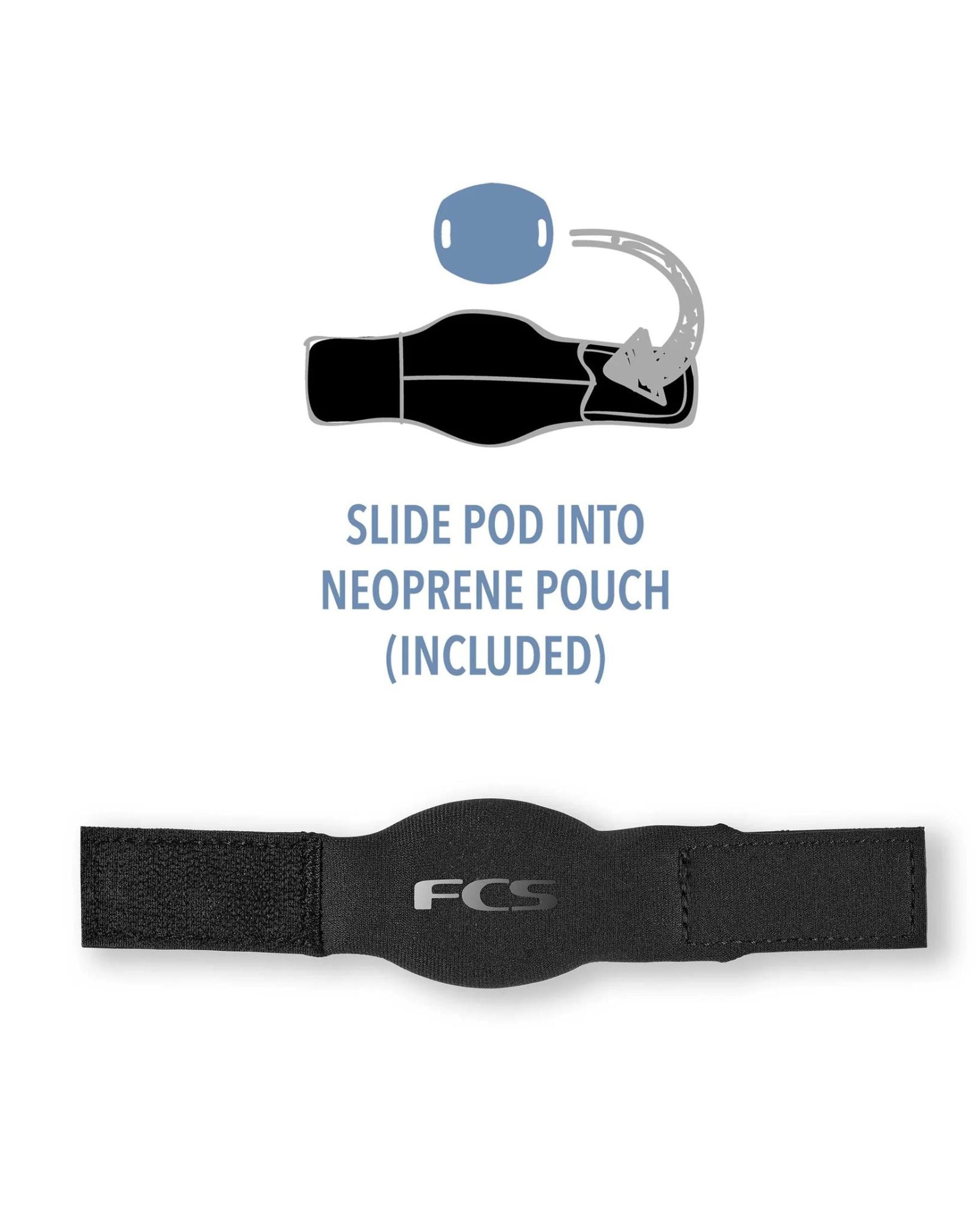 FCS Pod X Sharkbanz Black