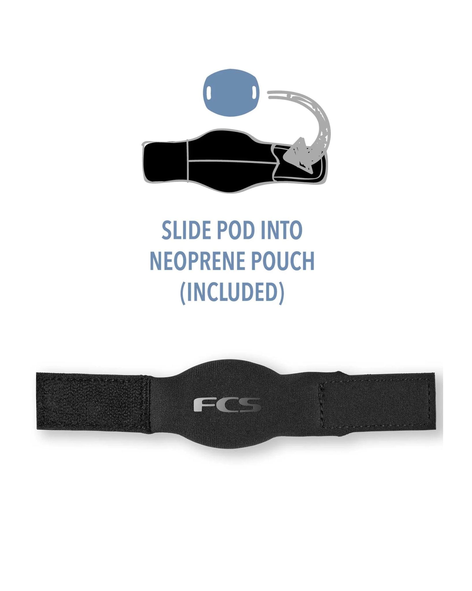 FCS Pod X Sharkbanz Black