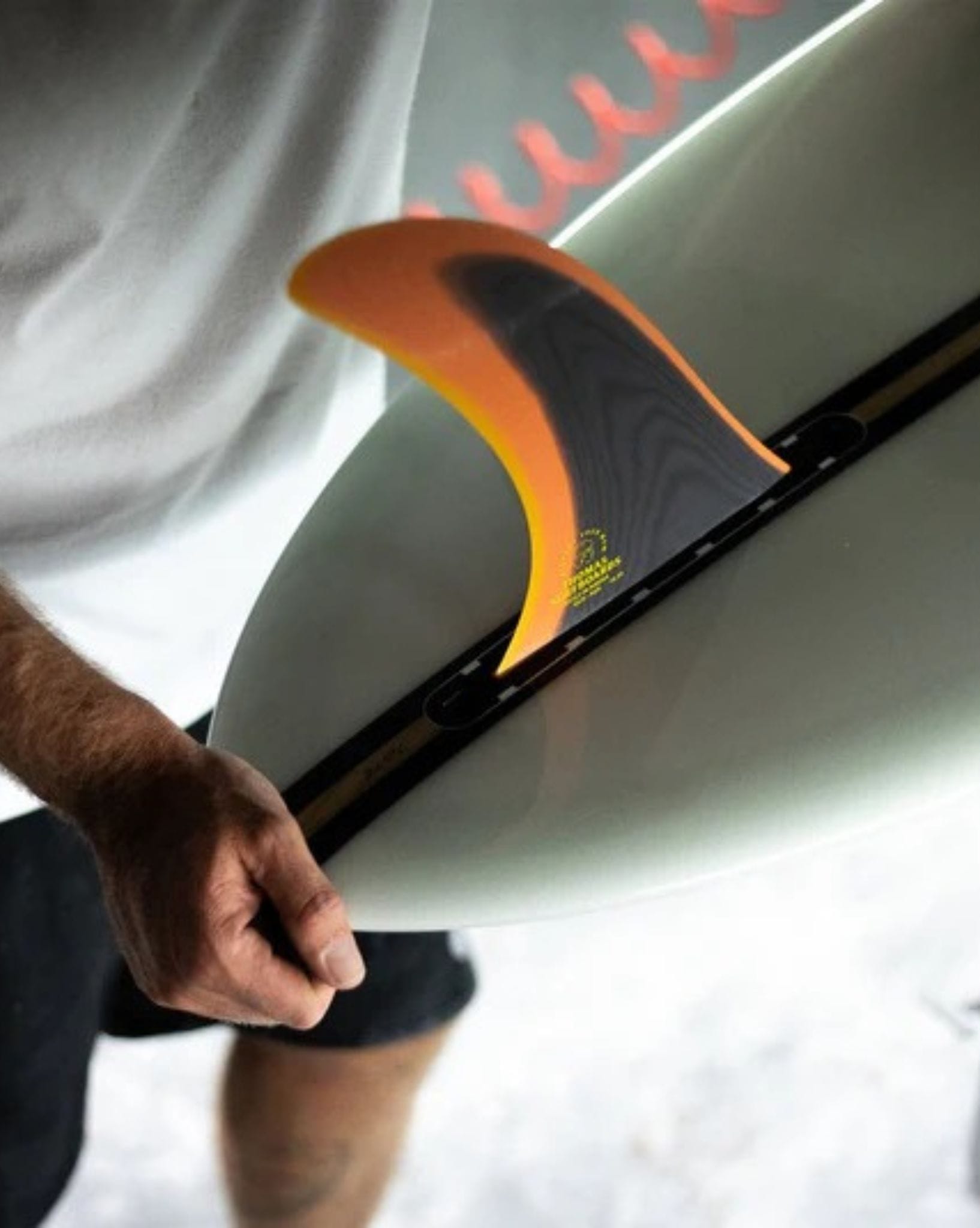 FCS Thomas Single Fin Flame