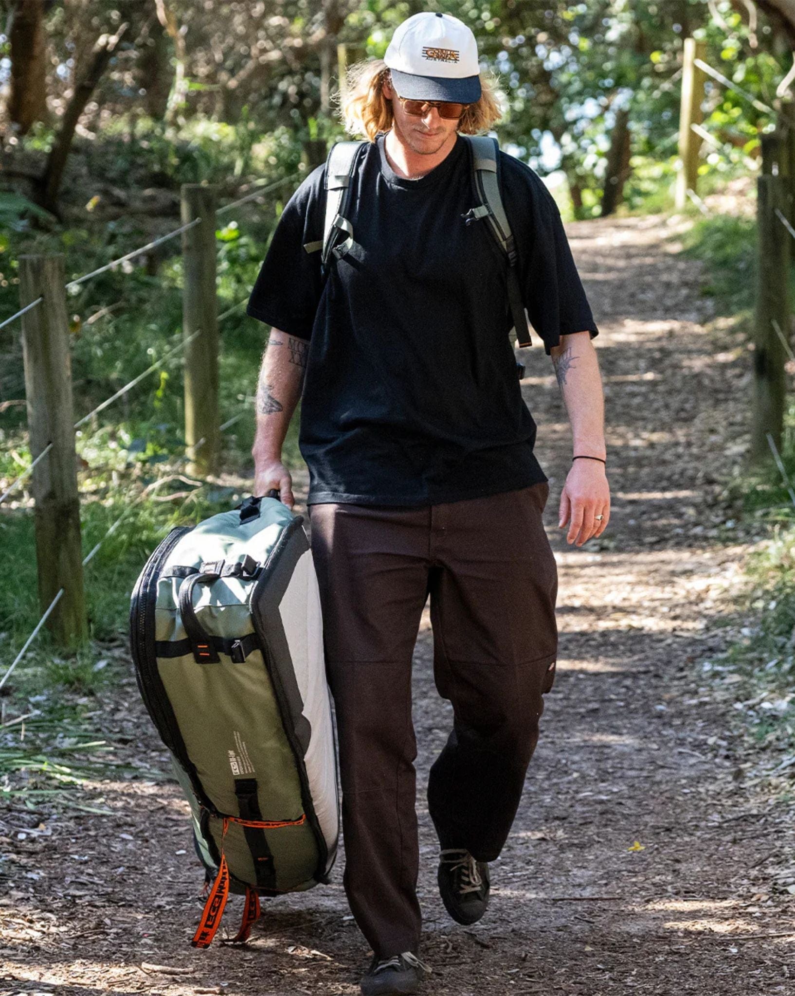 FCS Travel 3W Shortboard/Fish Wheelie