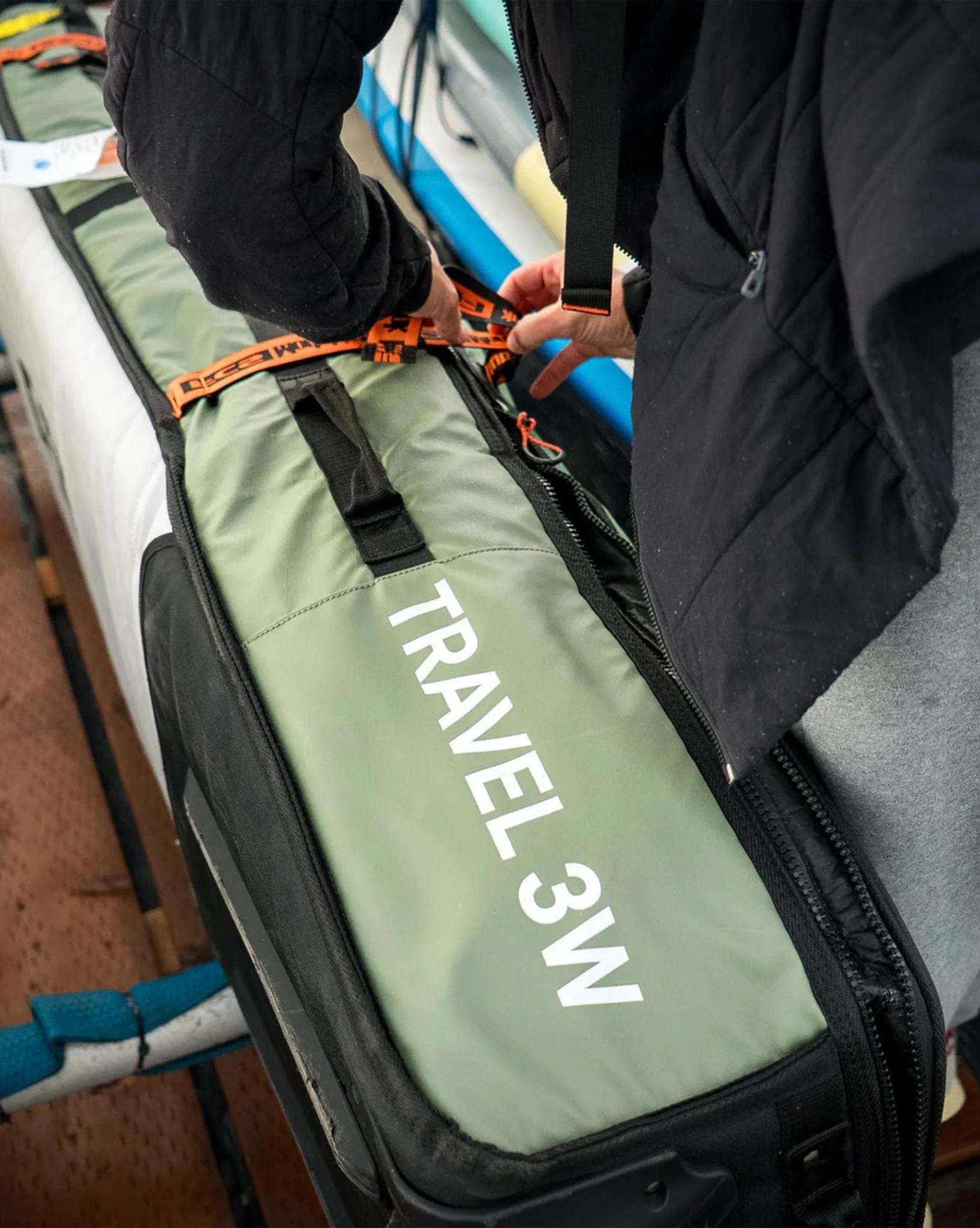 FCS Travel 3W Shortboard/Fish Wheelie