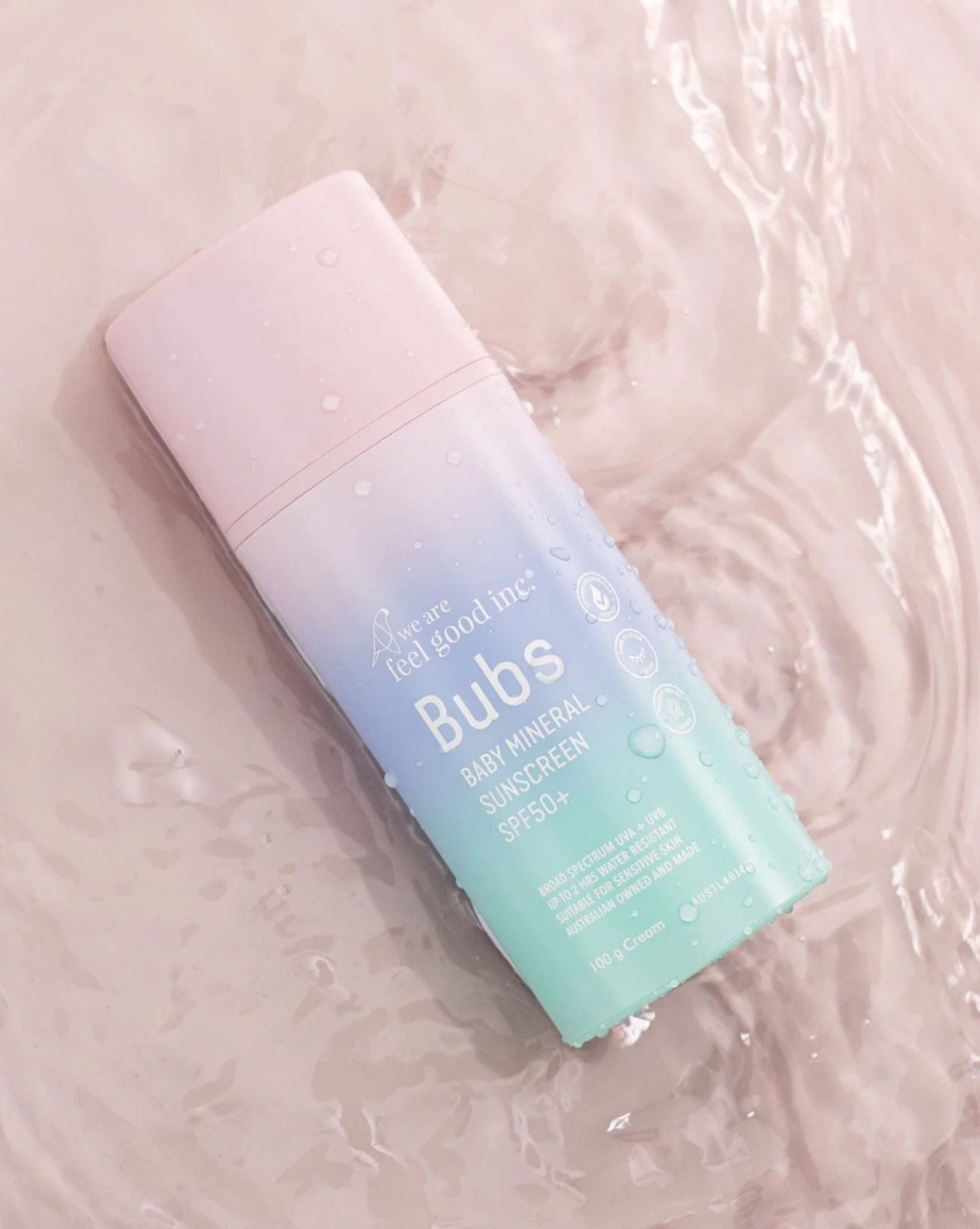 Feel Good Inc Bubs Baby Mineral Sunscreen SPF50 100g