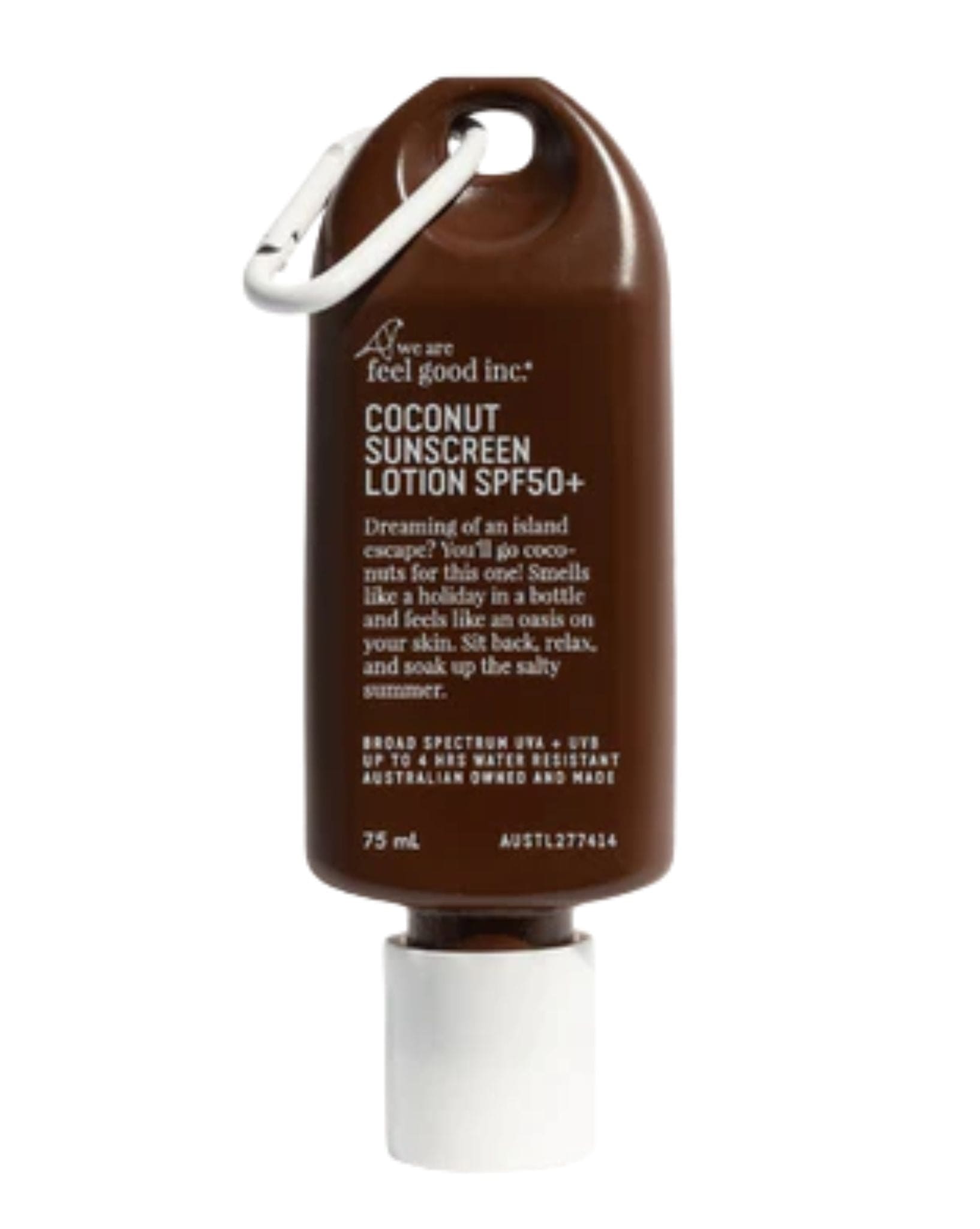 Feel Good Inc Coconut Sunscreen Lotion SPF50+ 75ml