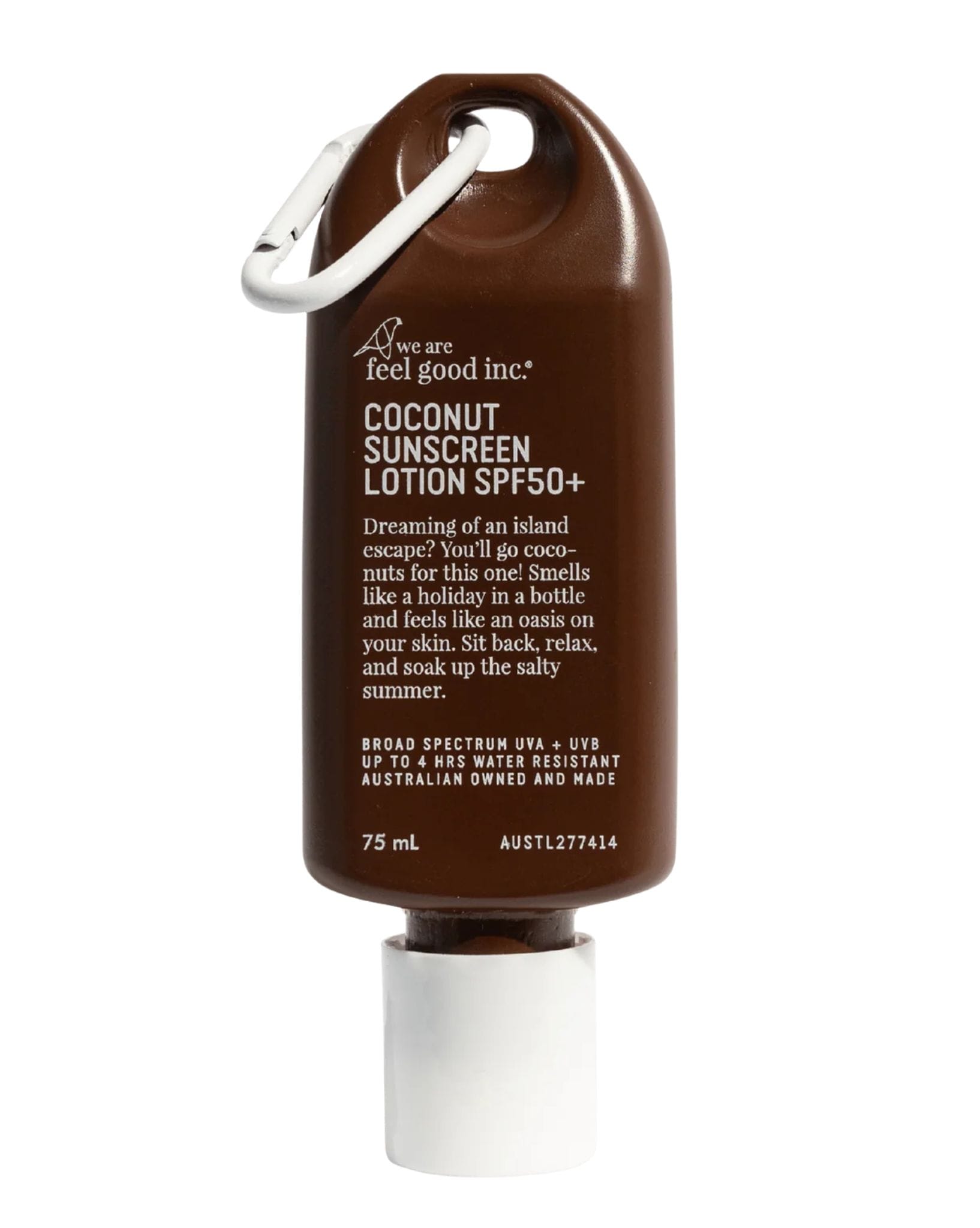 Feel Good Inc Coconut Sunscreen Lotion SPF50+ 75ml