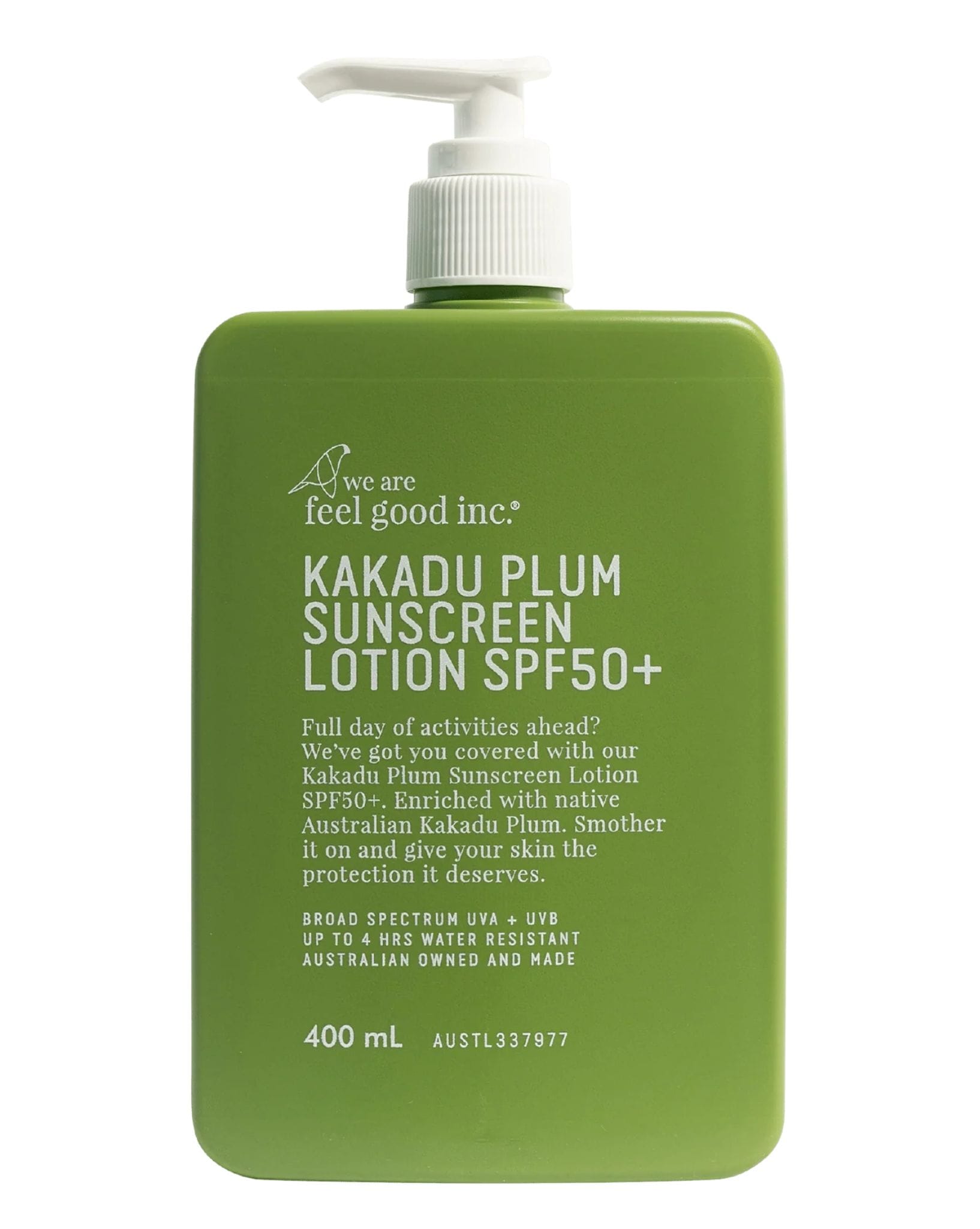 Feel Good Inc Kakadu Plum Sunscreen SPF50+ 400ml