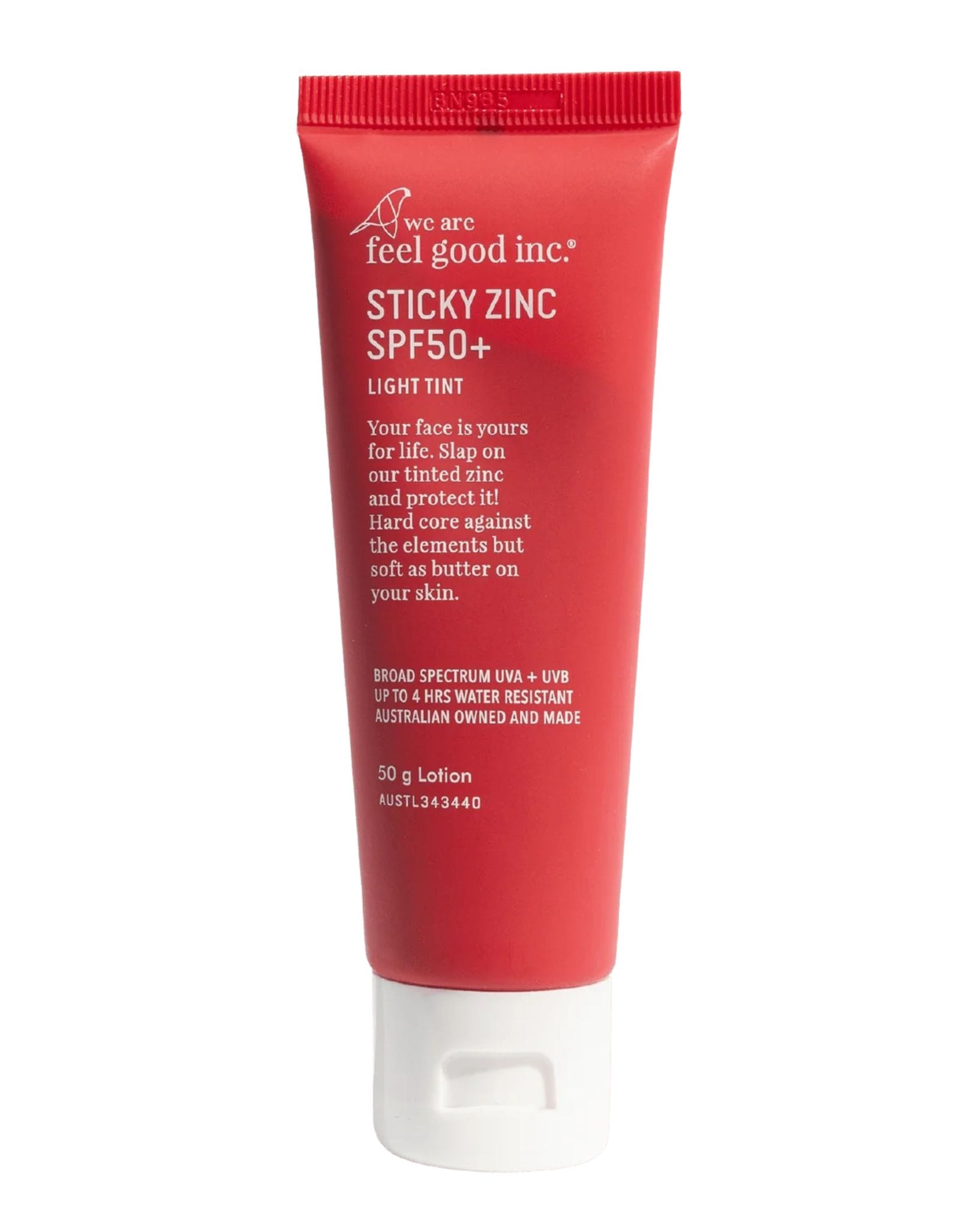 Feel Good Inc Sticky Zinc SPF 50+ Light Tint