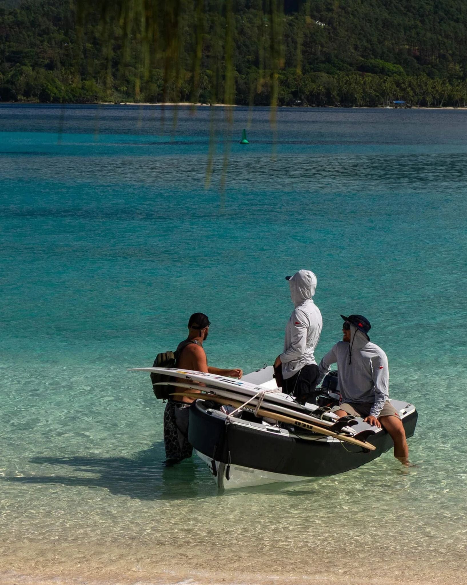 Florence Airtex Long Sleeve Hooded Shirt