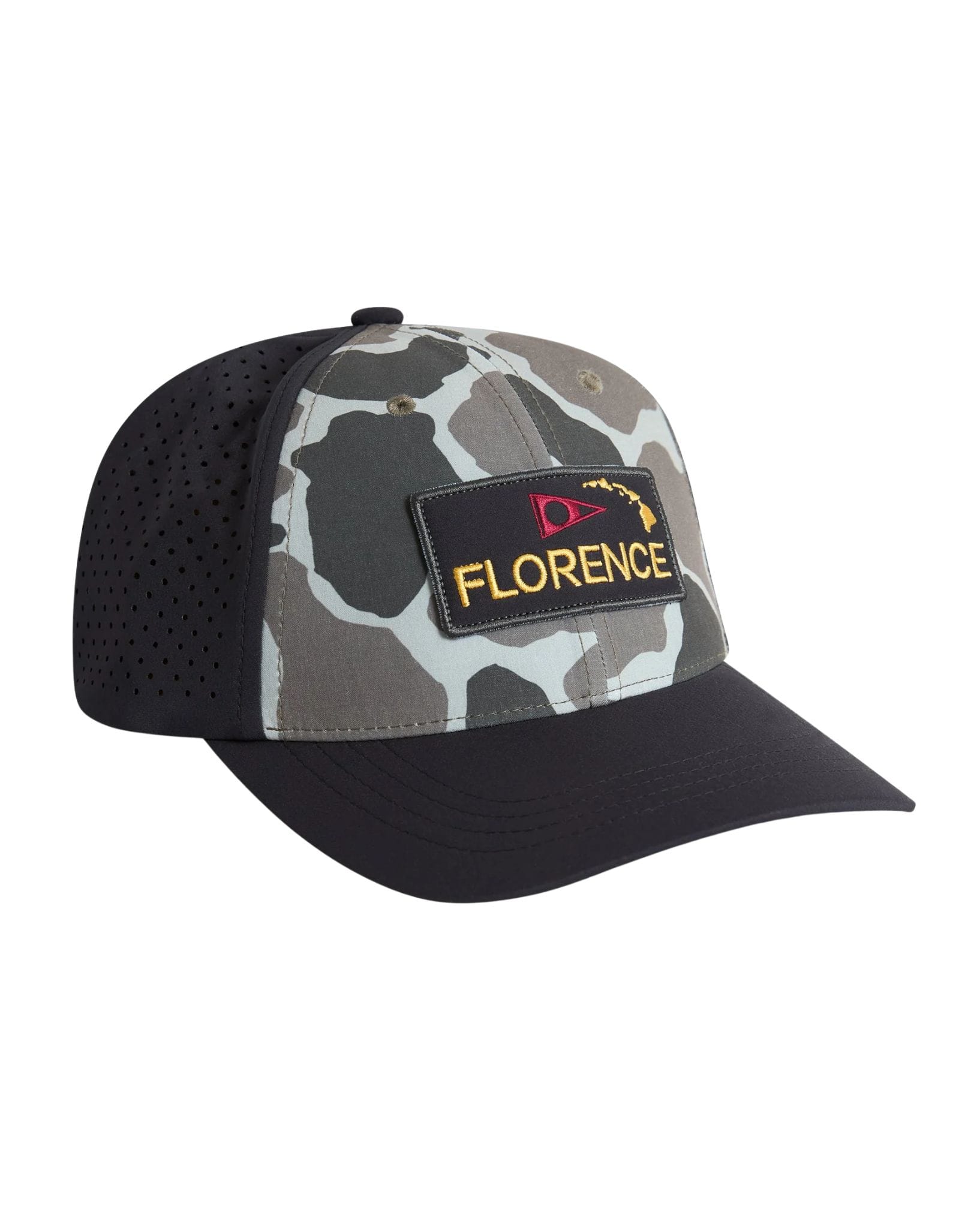 Florence Camo Airtex Trucker Hat
