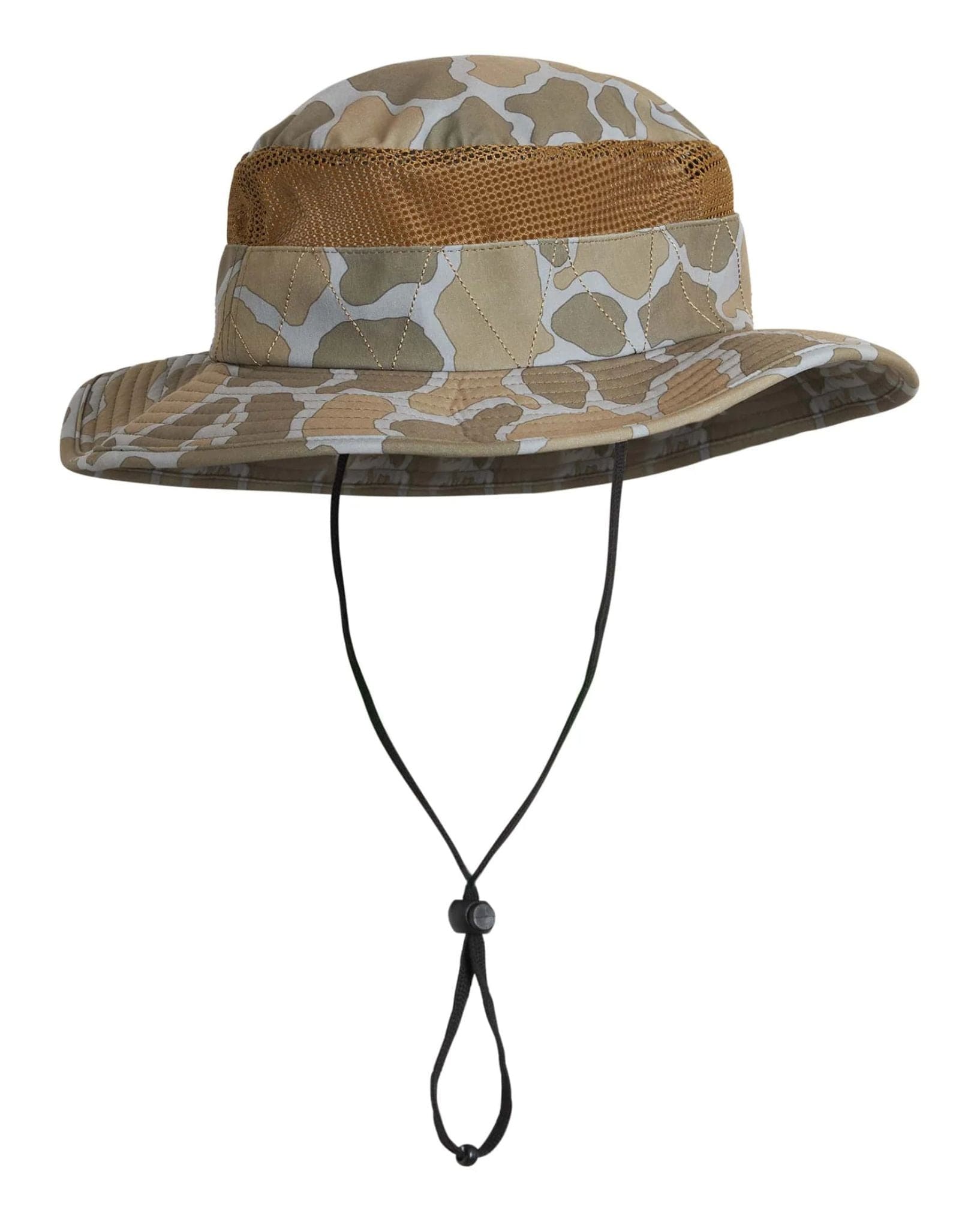 Florence Mens Airtex Boonie Hat - Burnt Olive Camo