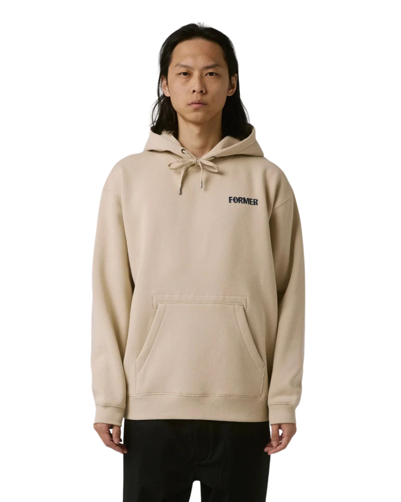 Former Mens Labyrinth Hood - Bone