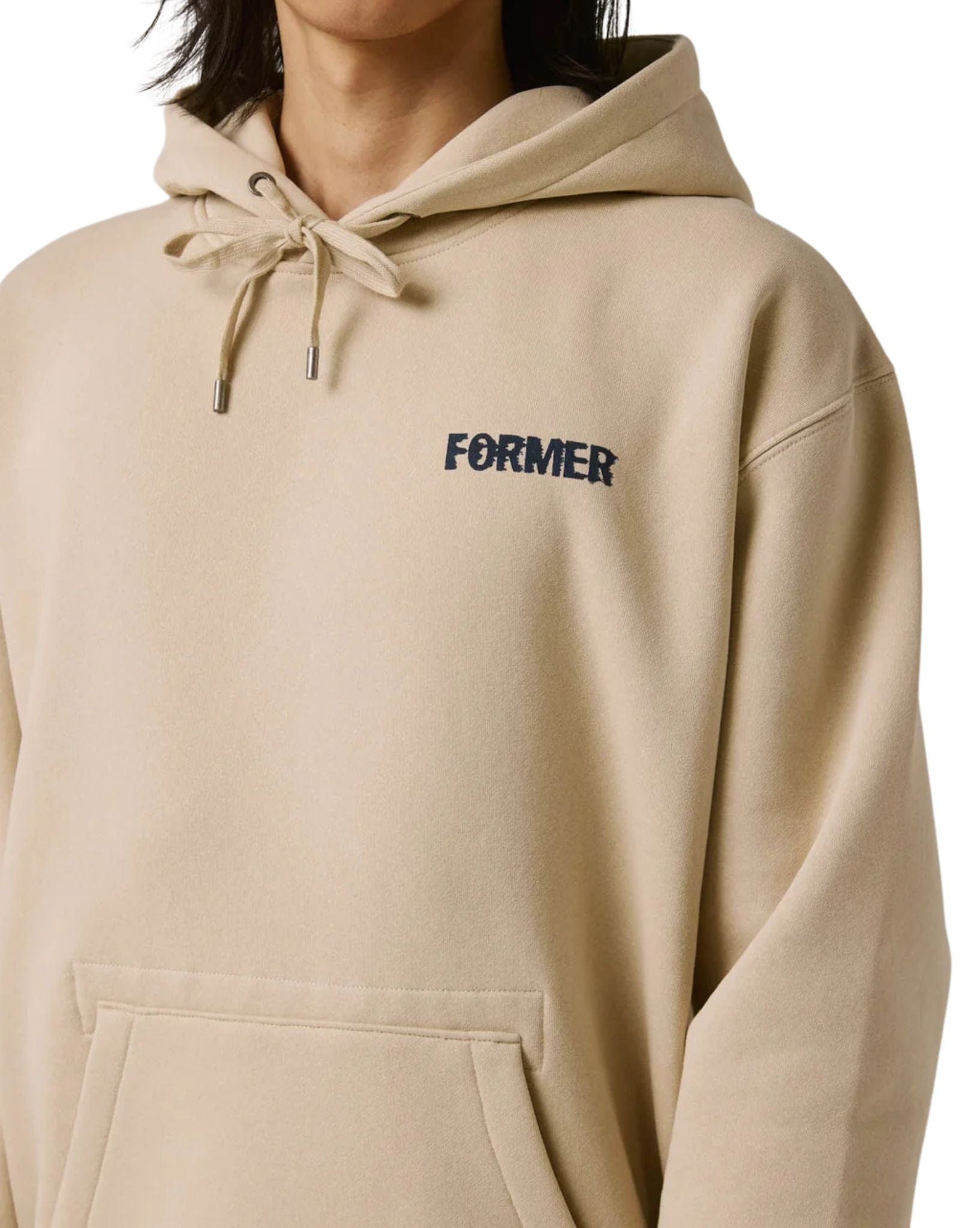 Former Mens Labyrinth Hood - Bone
