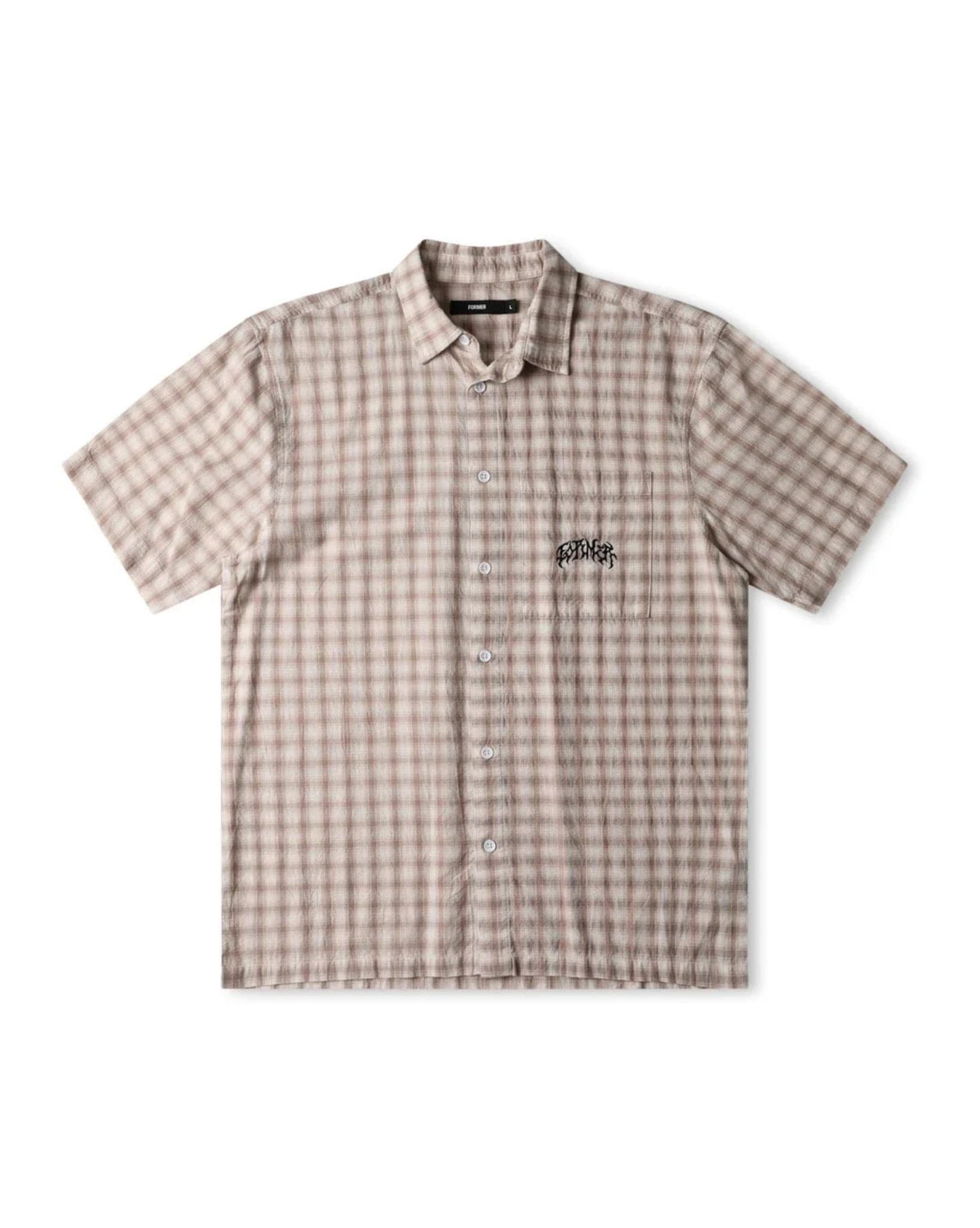 Former Mens Manners Check Ss Shirt
