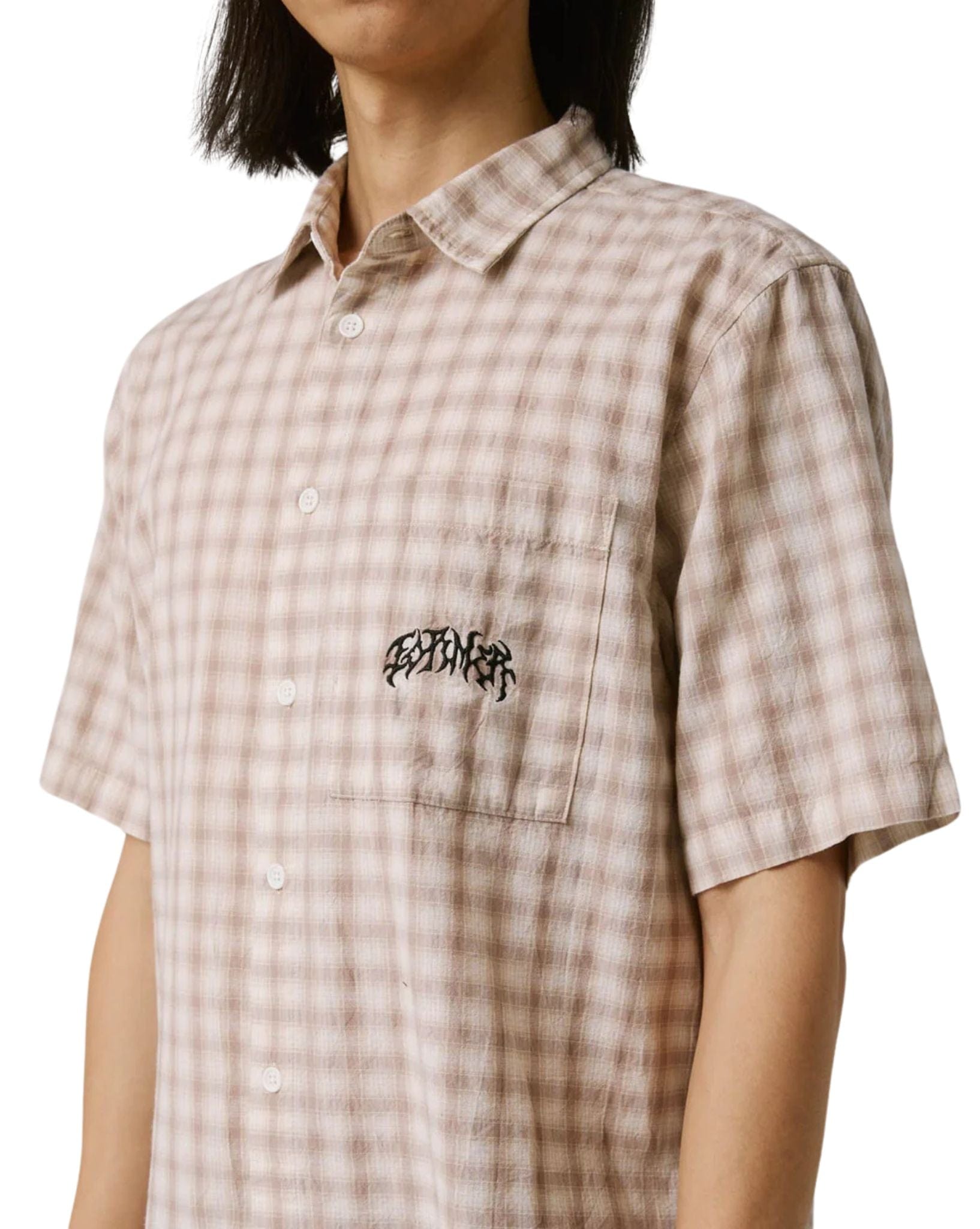 Former Mens Manners Check Ss Shirt
