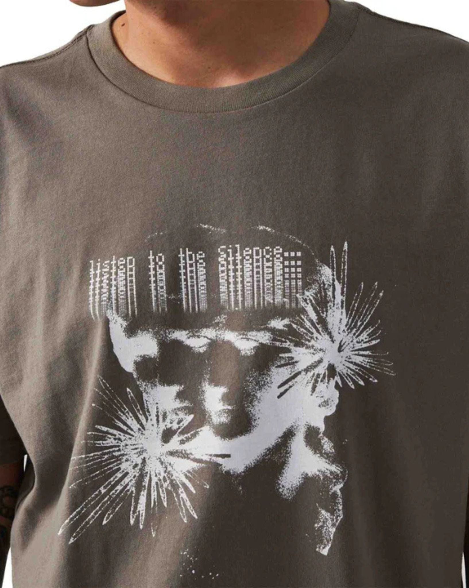 Former Mens Nebulous T-Shirt - Bark