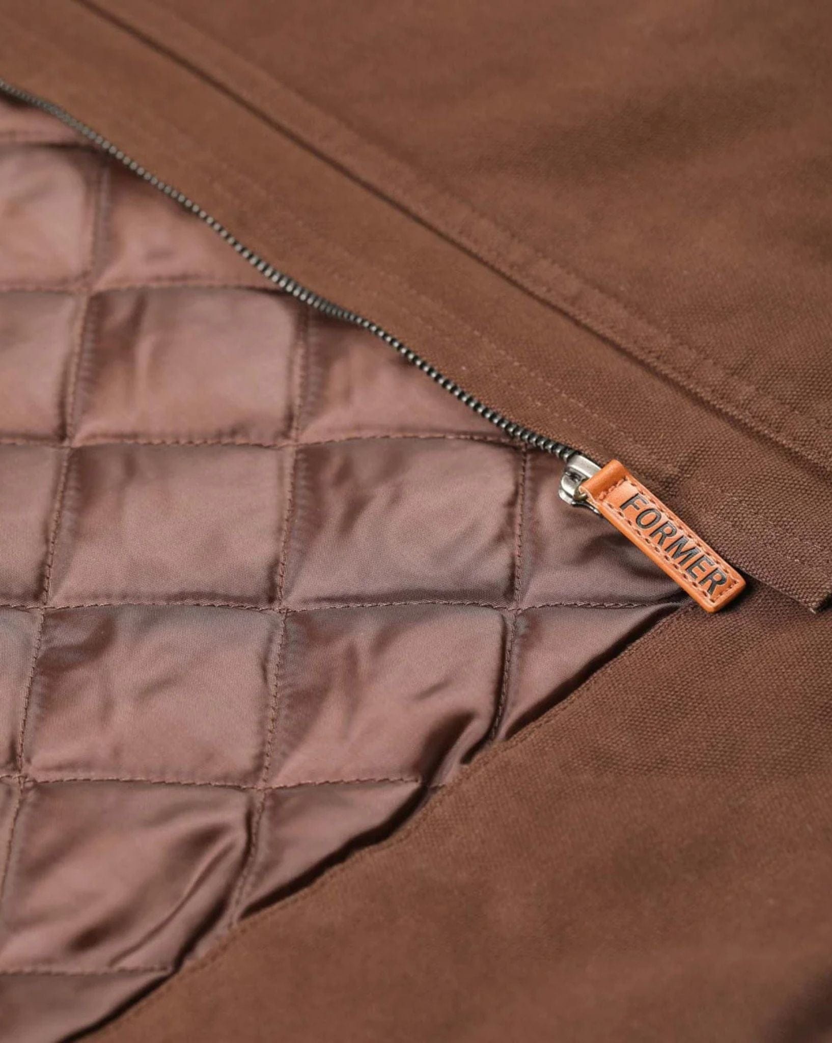 Former Mens Vt Canvas Vest - Brown