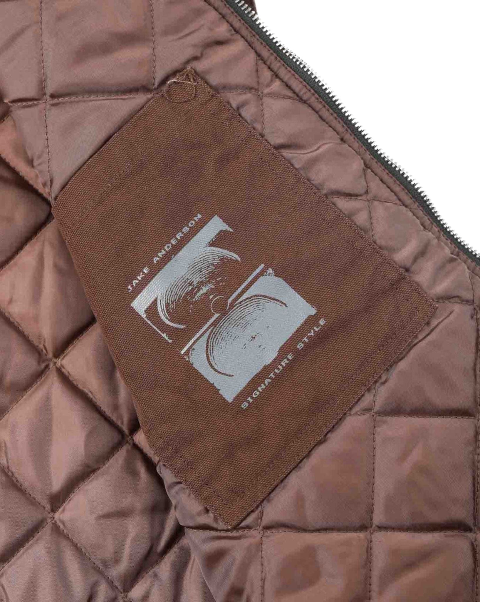Former Mens Vt Canvas Vest - Brown
