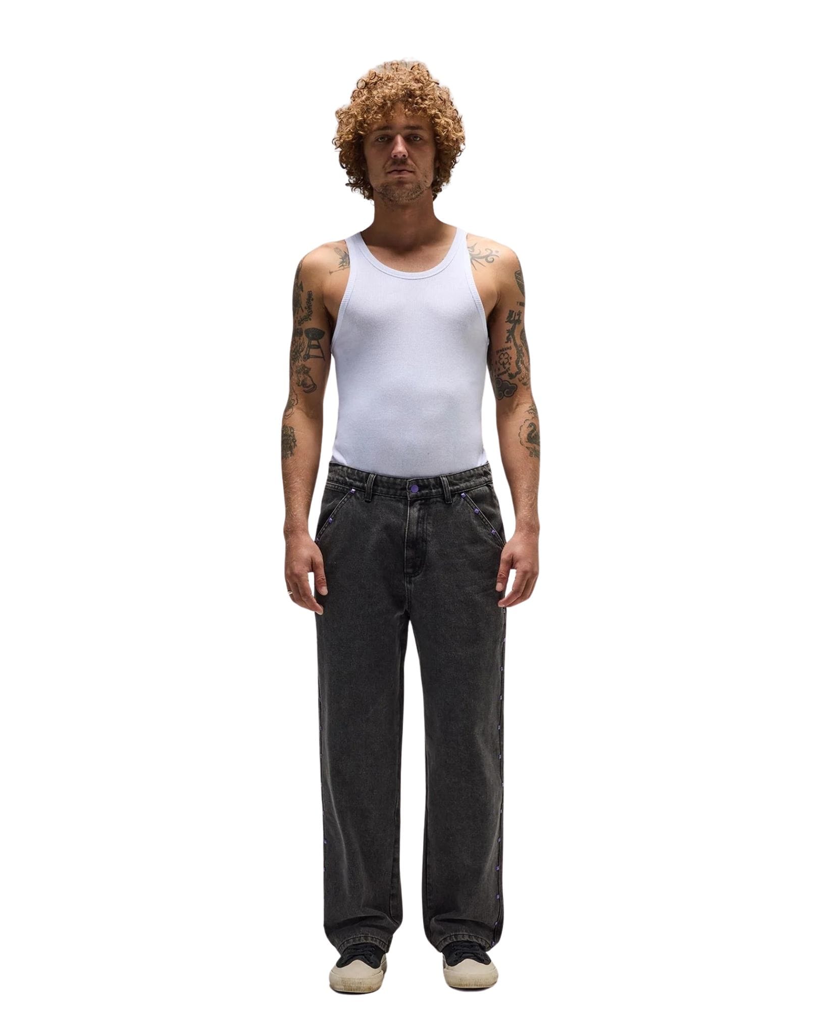 Former Studded Denim Pant