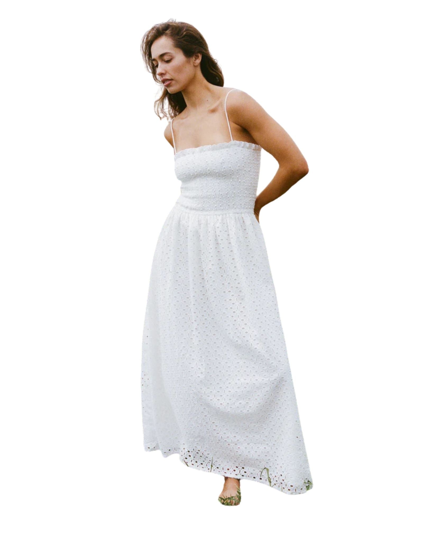 Frank Rae Arizona Maxi In Eyelet