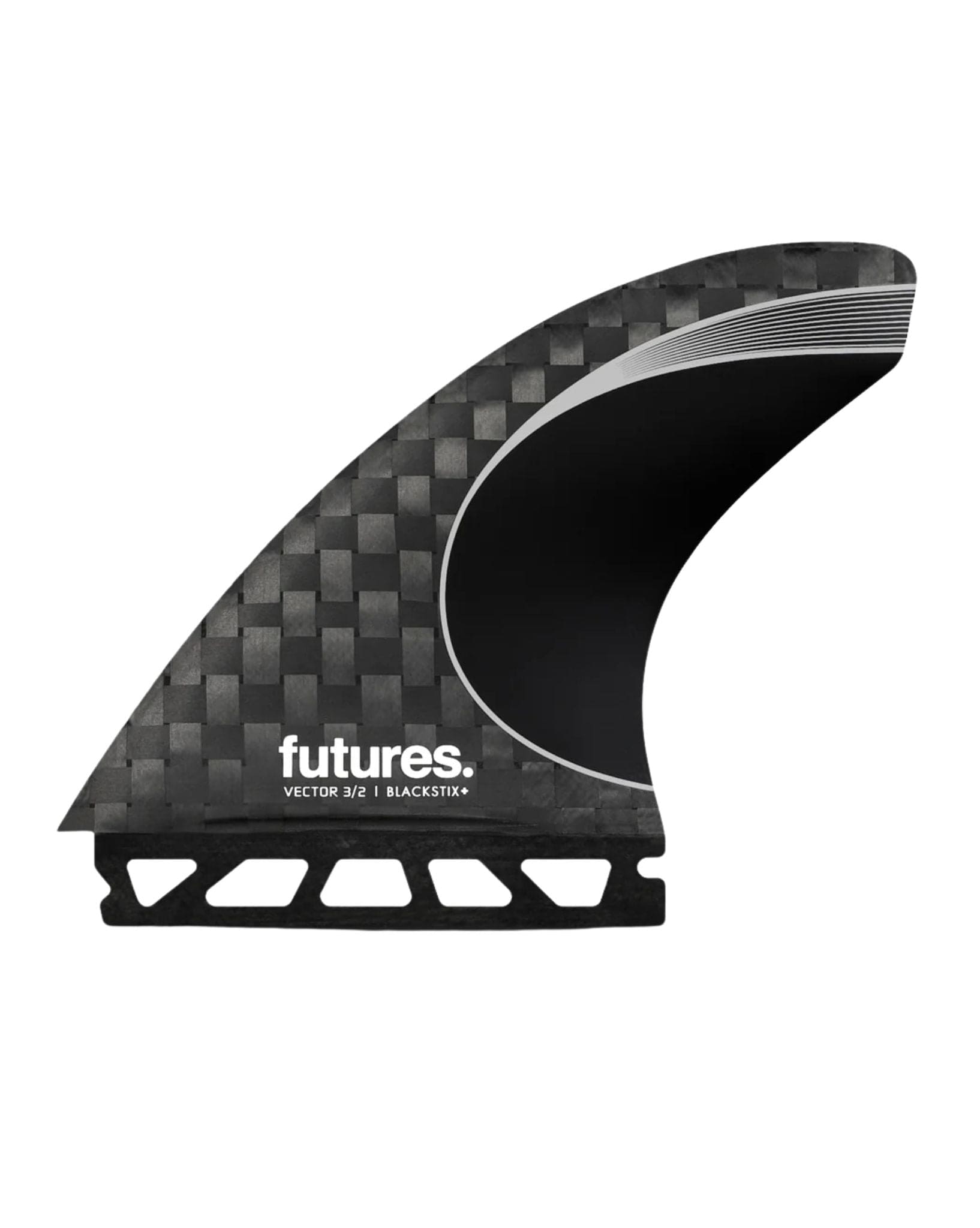 Futures Fins 3/2 Large Blackstix Thruster