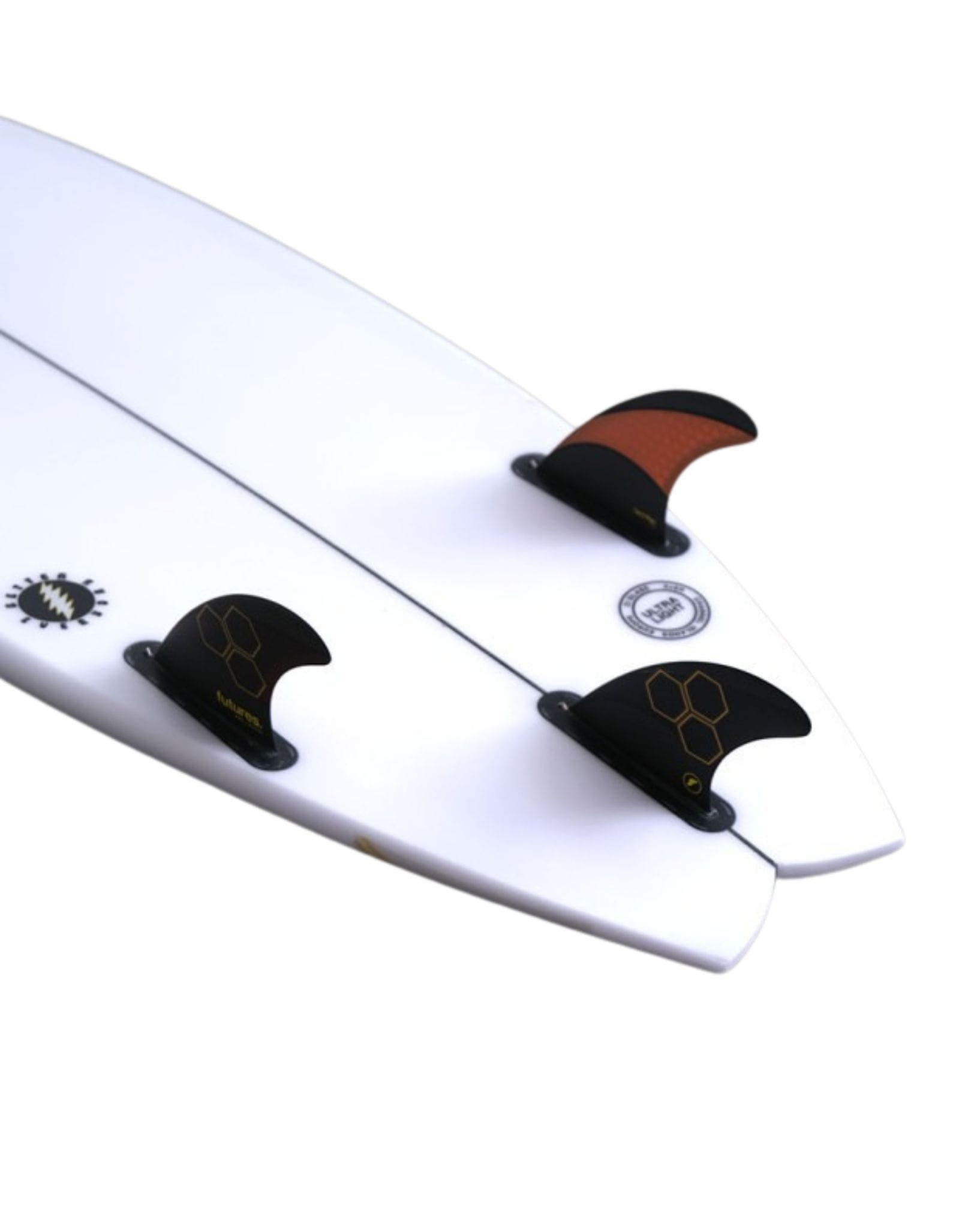 Futures AM2 Tech Flex Orange Tri Fin Set