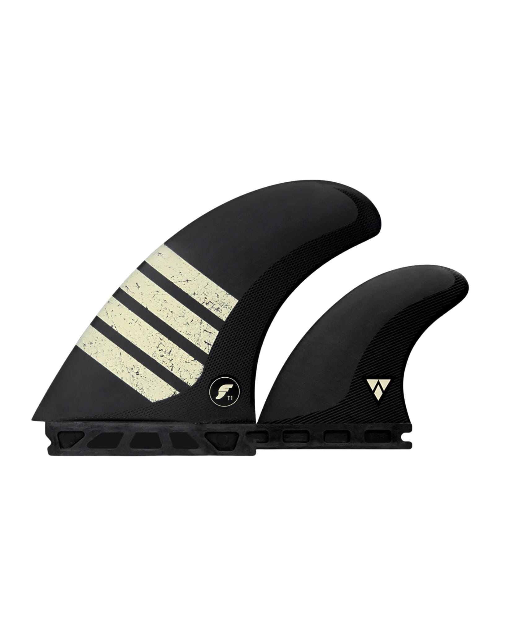 Futures Fins FT1 Twin +1 Alpha Series Carbon Tan