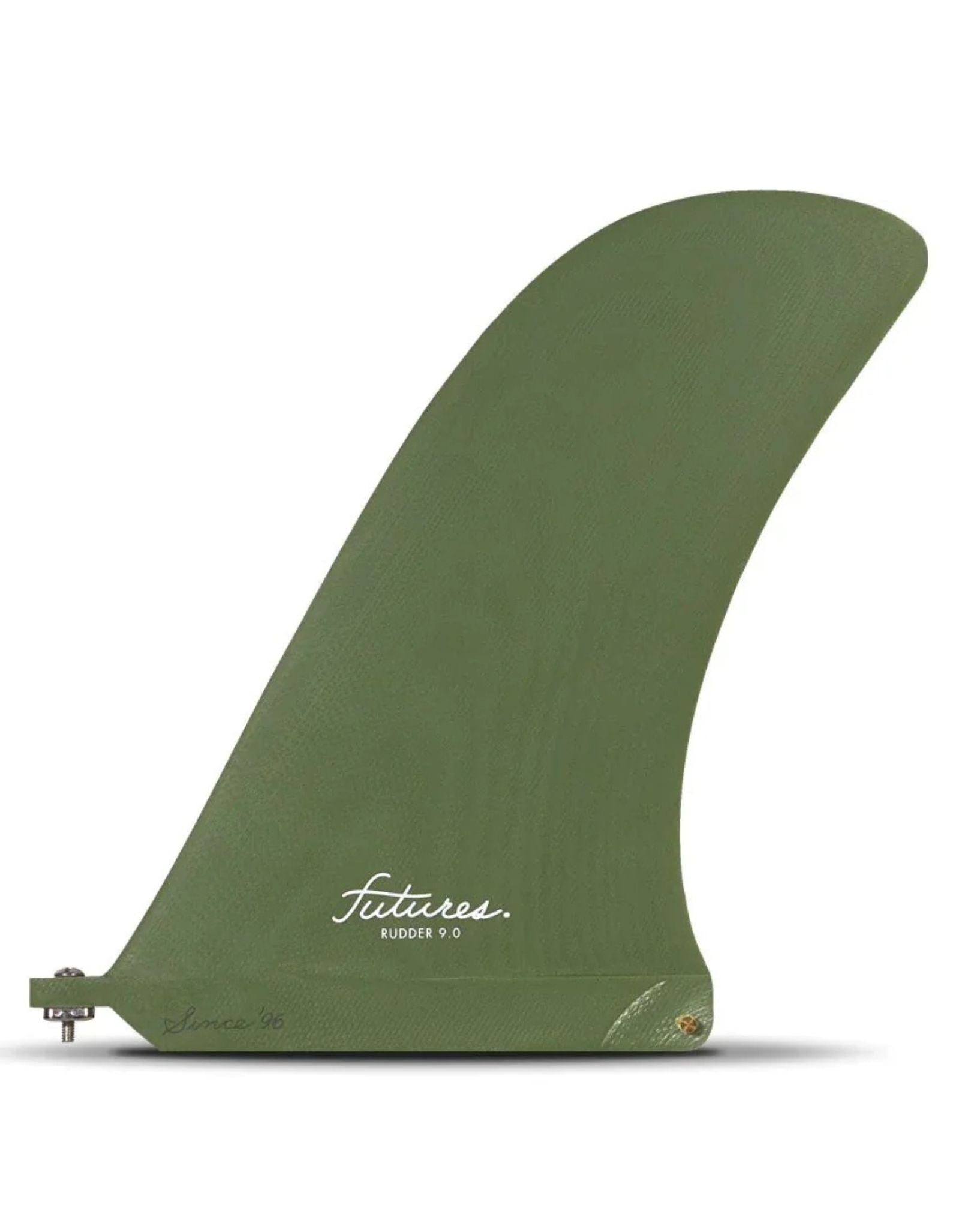 Futures Fins Rudder 9" Single Fin Hunter Green