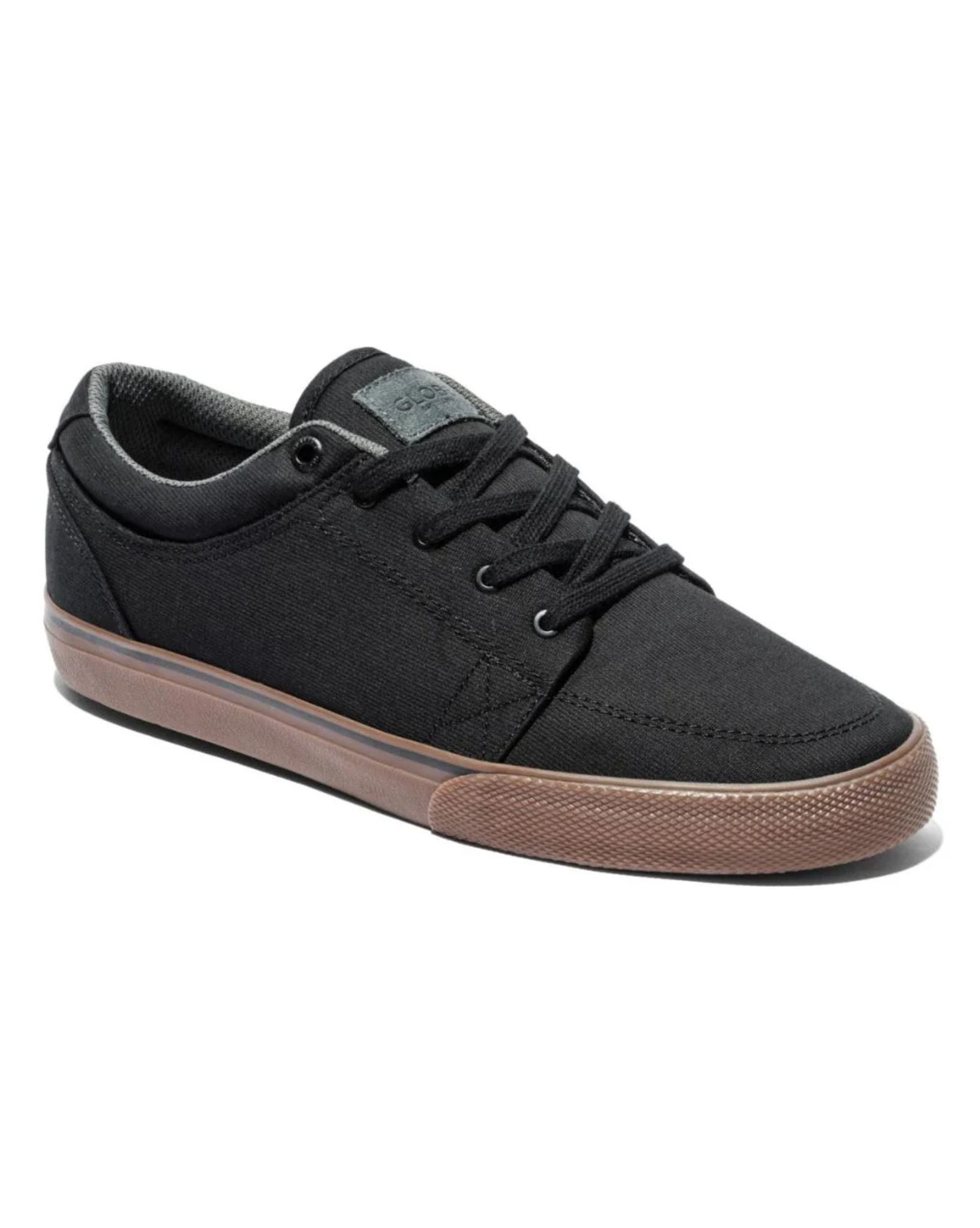 Globe GS Kids Skate Shoe - Black I Tobacco