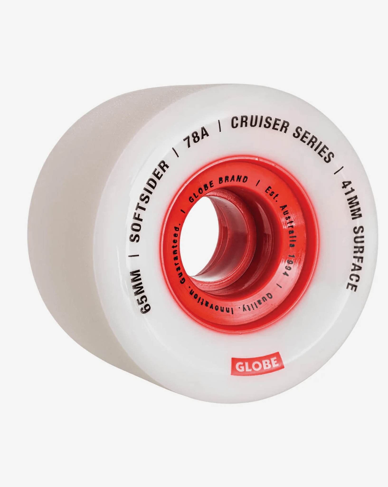 Globe Softsider Cruiser Wheel - White I Red