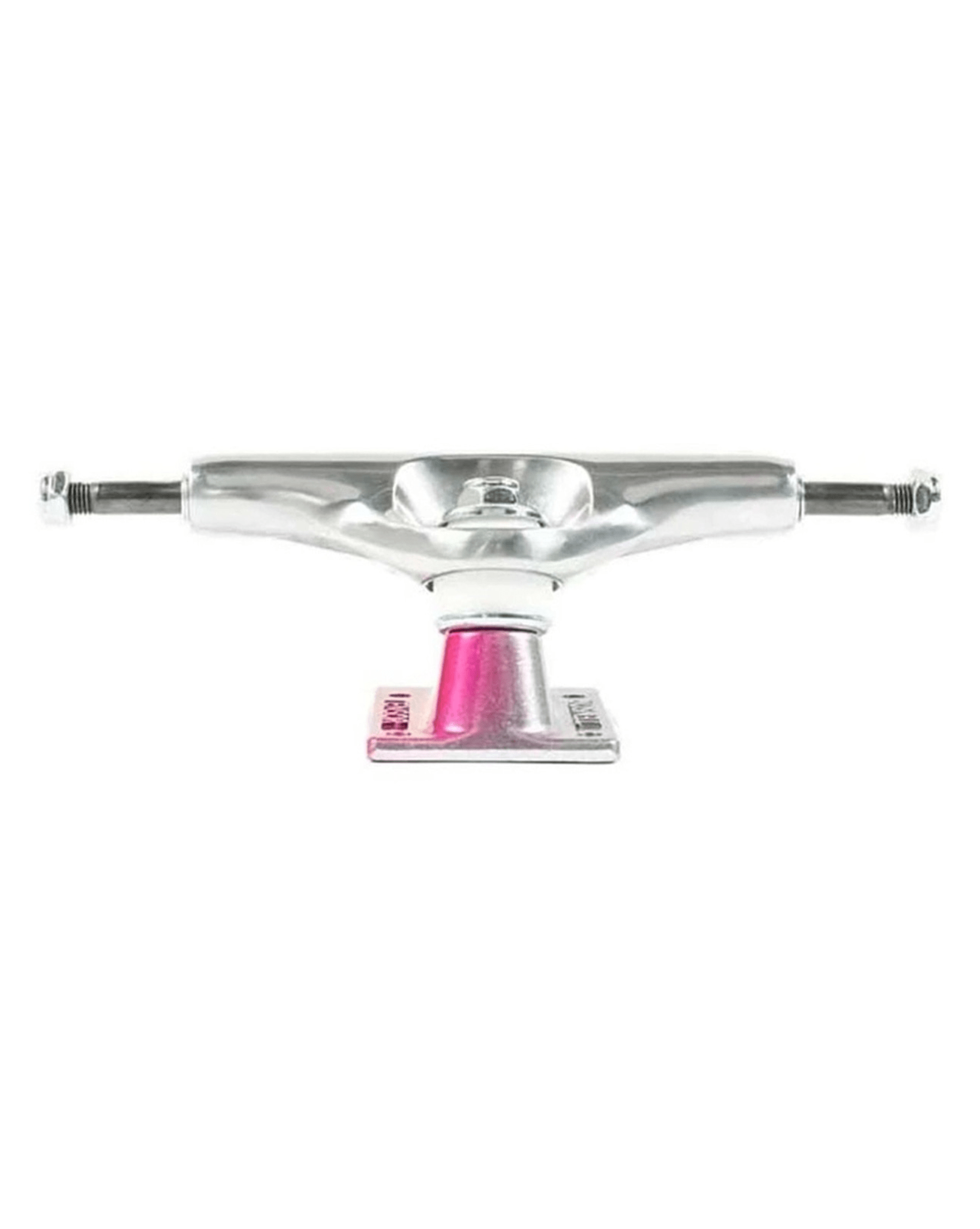Globe TEN Trucks Alum Stencil Mirror - Raw I Crimson Fade