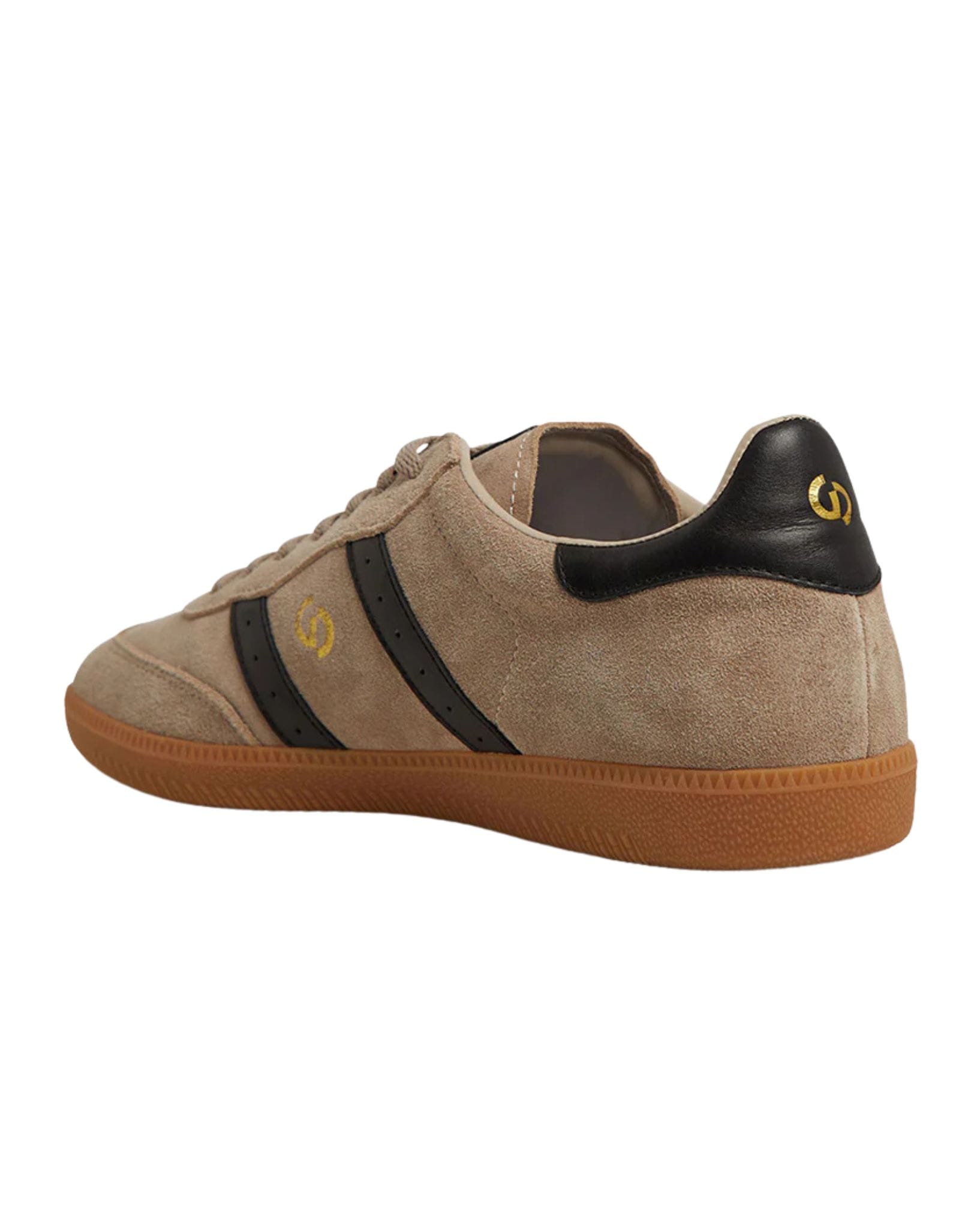 Goodsole Mens Parallel - Mushroom Black Suede