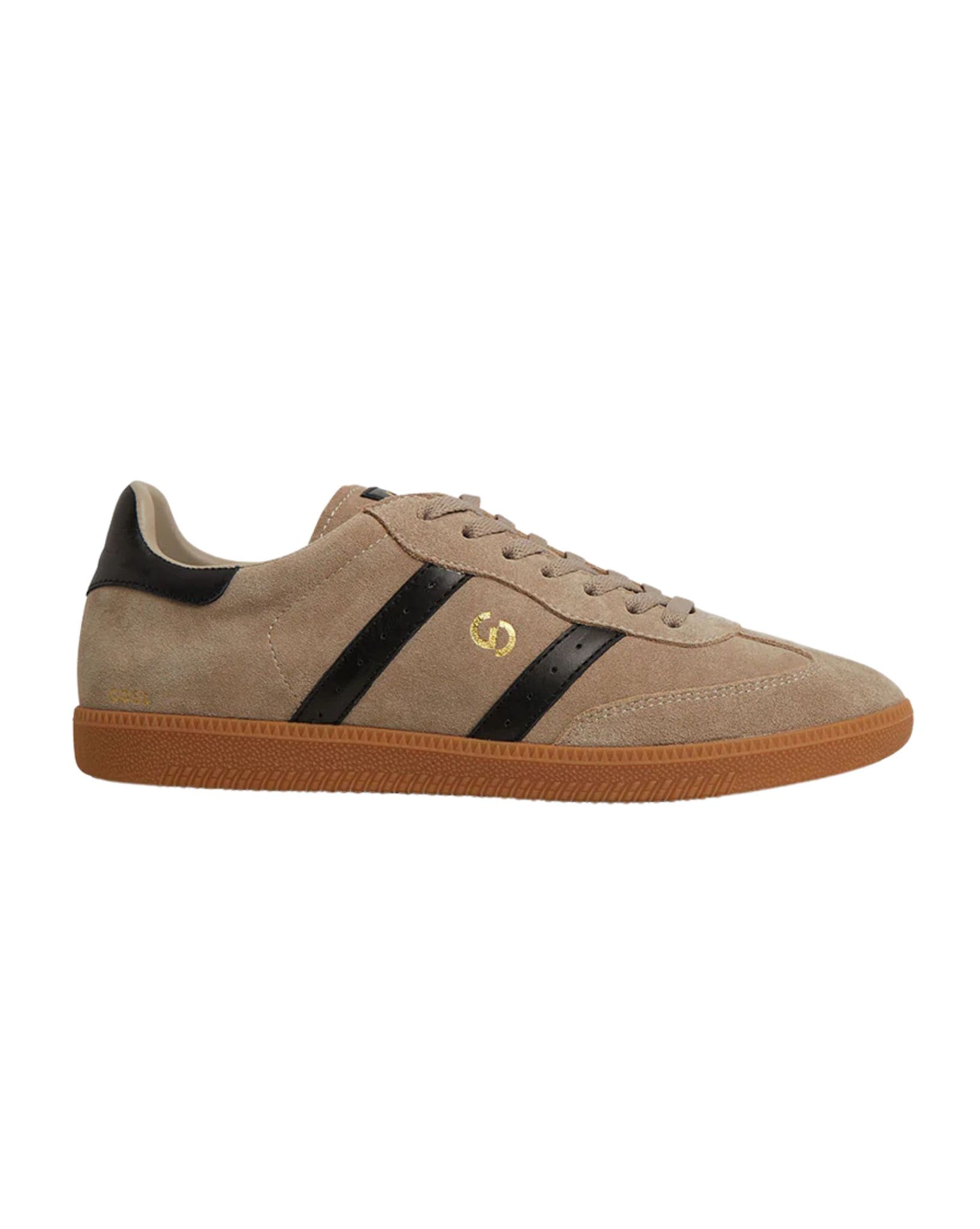 Goodsole Mens Parallel - Mushroom Black Suede
