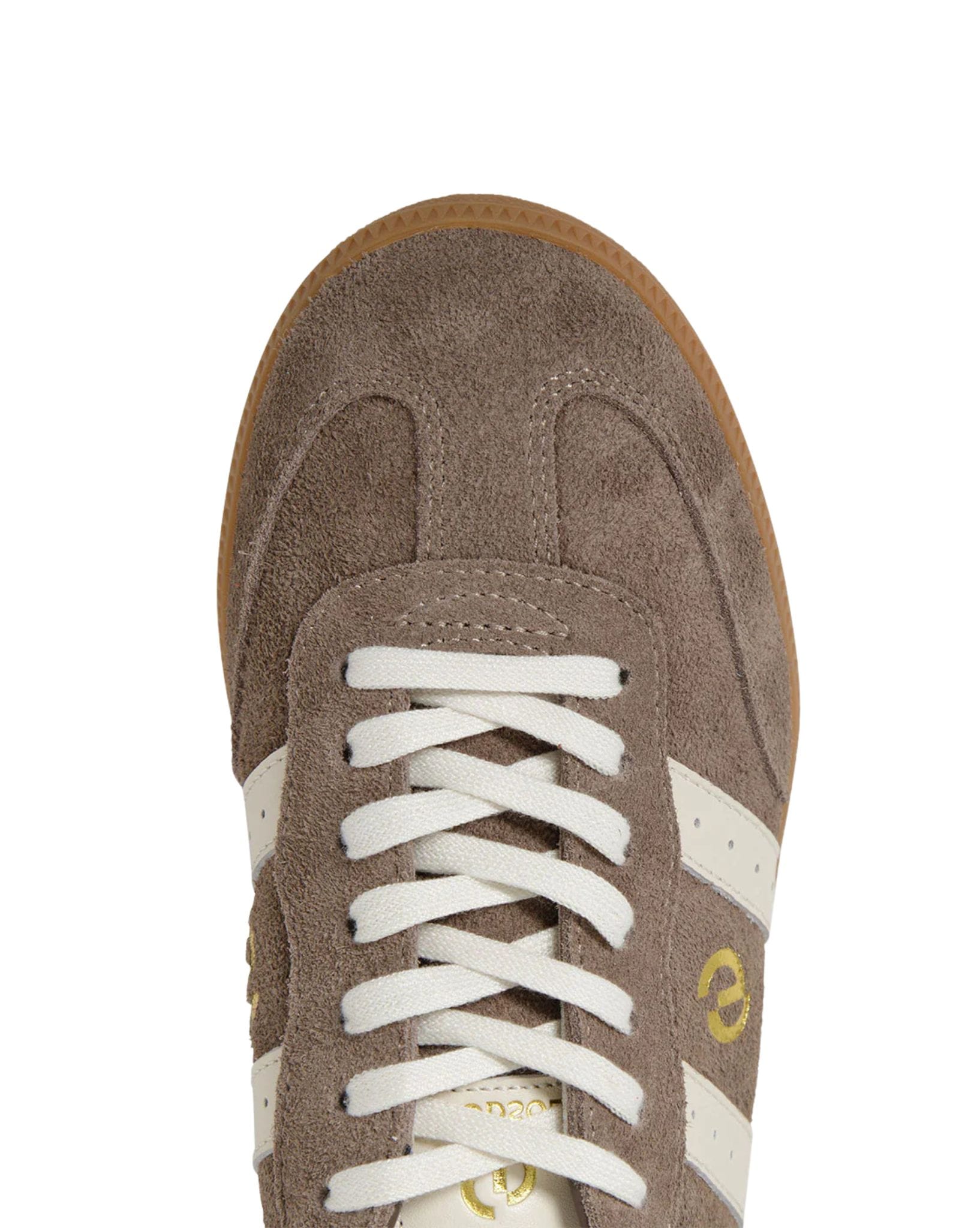 Goodsole Parallel - Walnut Brown- Ivory Suede