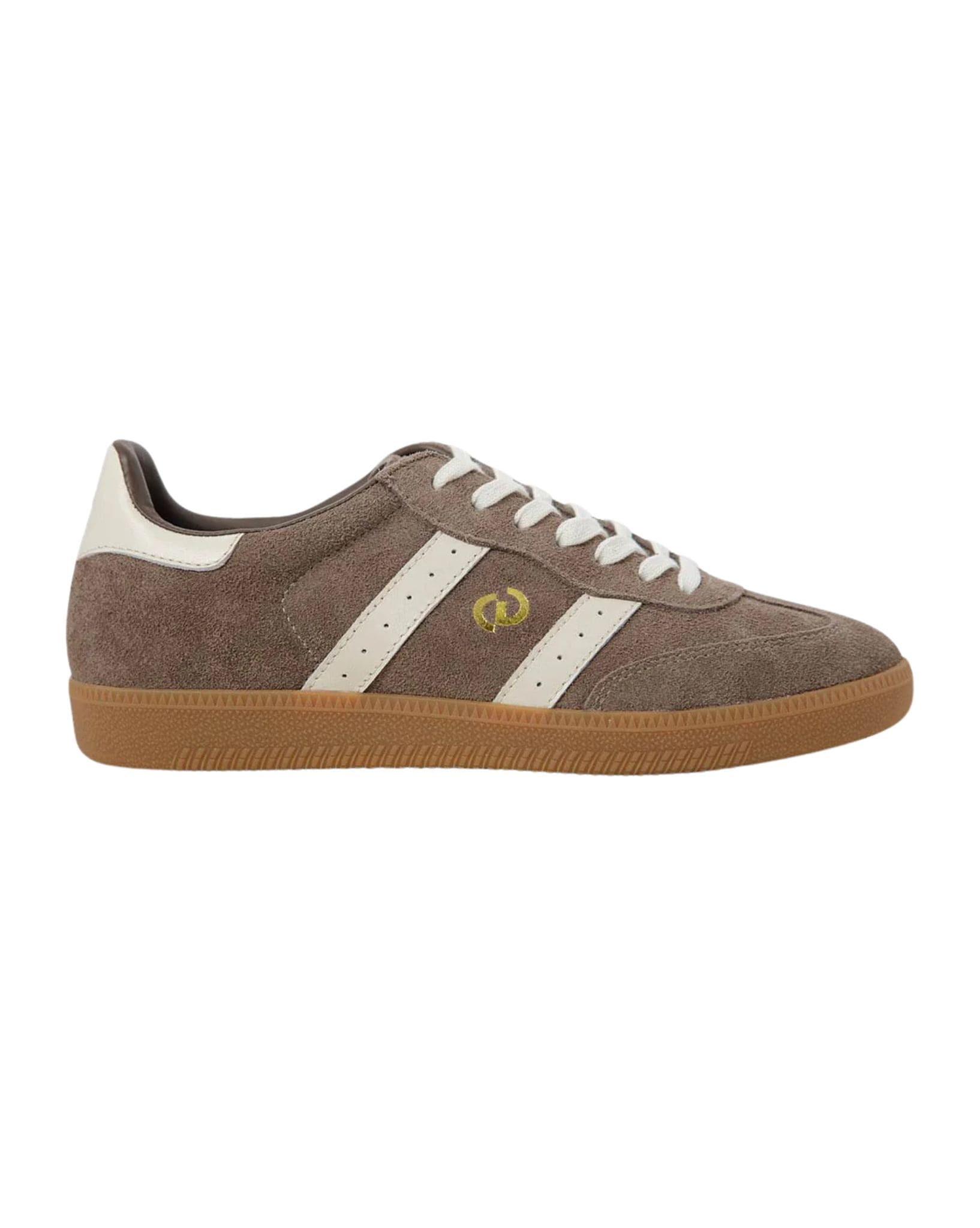 Goodsole Parallel - Walnut Brown- Ivory Suede