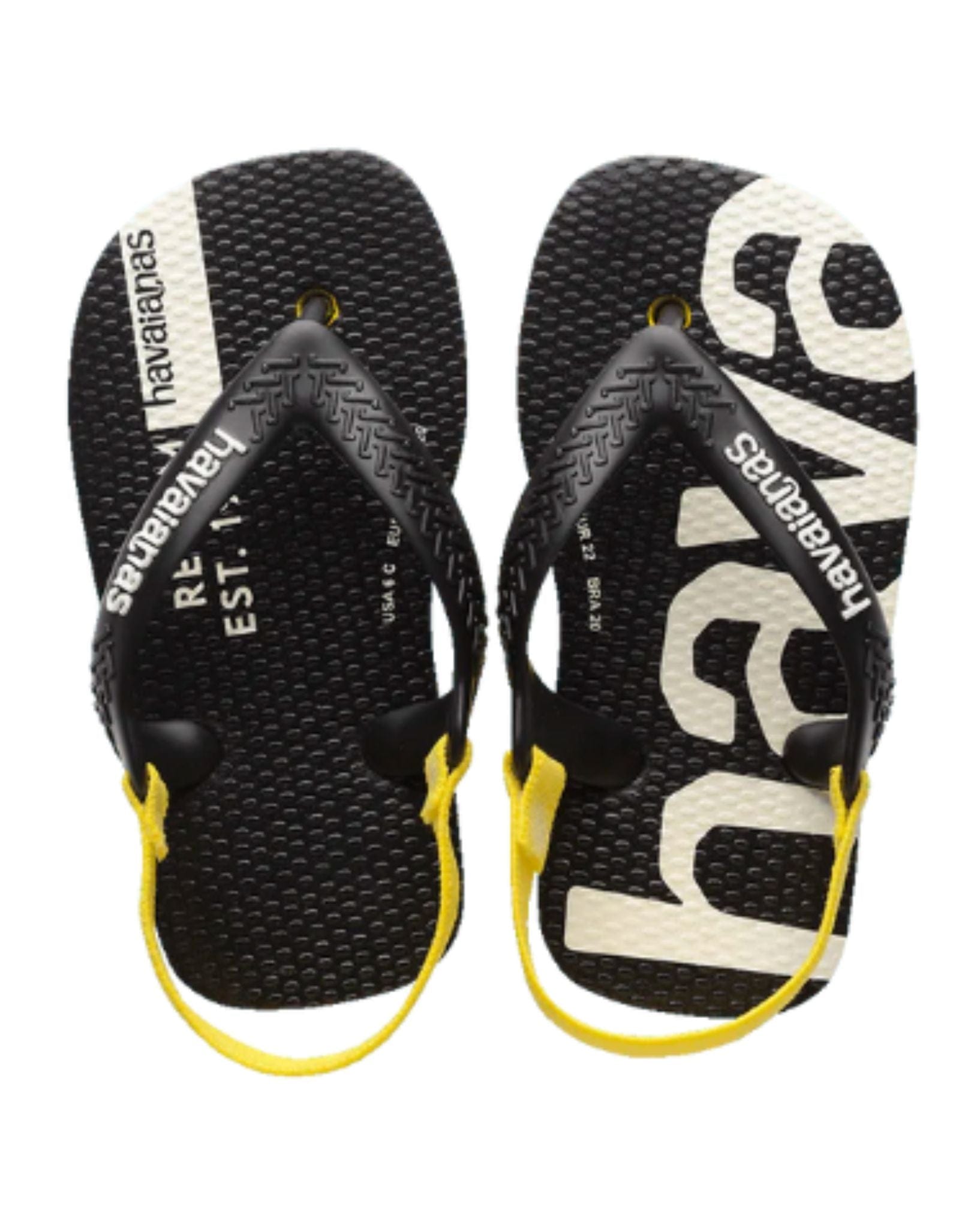 Havaianas Baby Logomania - Citrus Yellow