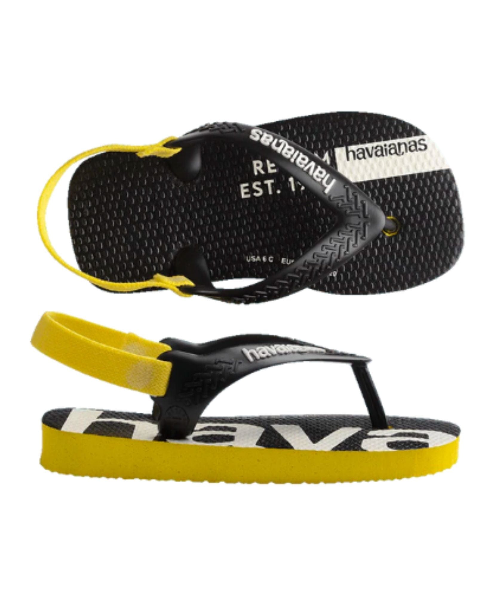 Havaianas Baby Logomania - Citrus Yellow